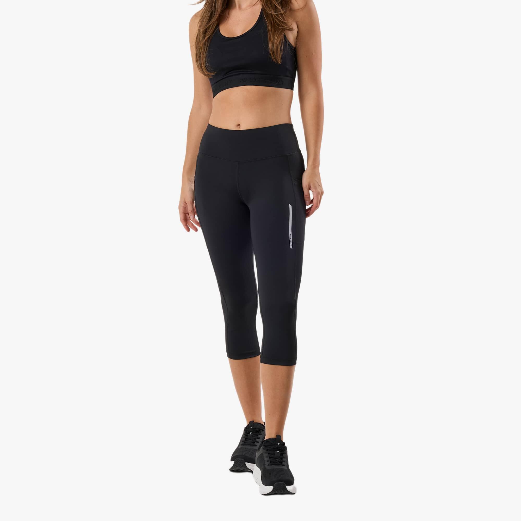 Legginsy Trening Damska Swedemount Core Pocket 3/4 szybkoschnące