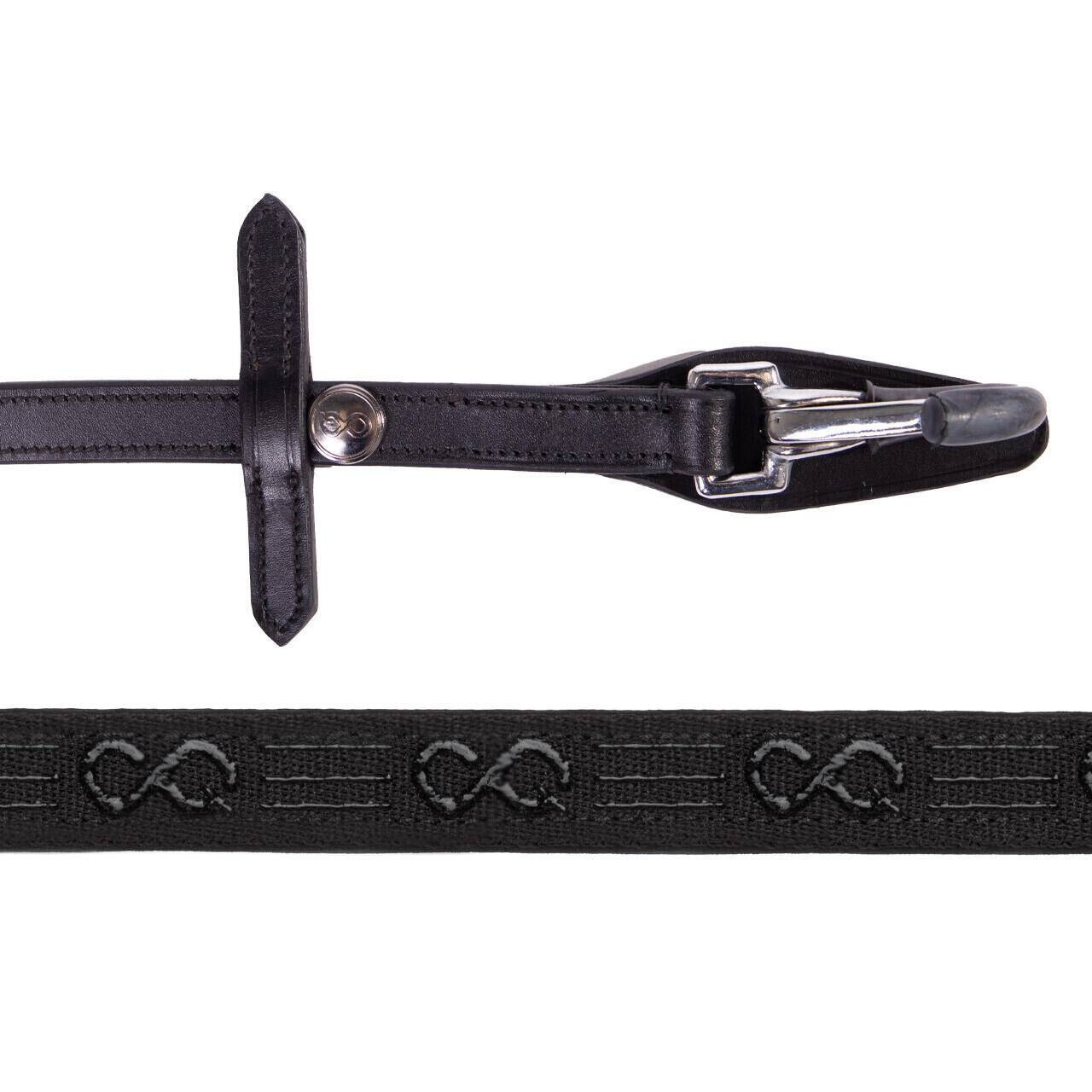 Reins for horses with clip Presteq FaySport