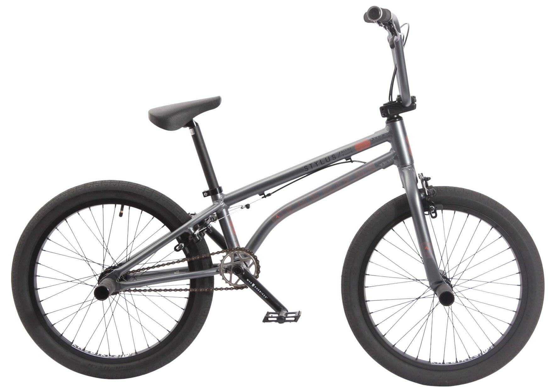 Rower BMX dla dorosłych STYLUS V2 srebrny 20 cali 8,9 kg