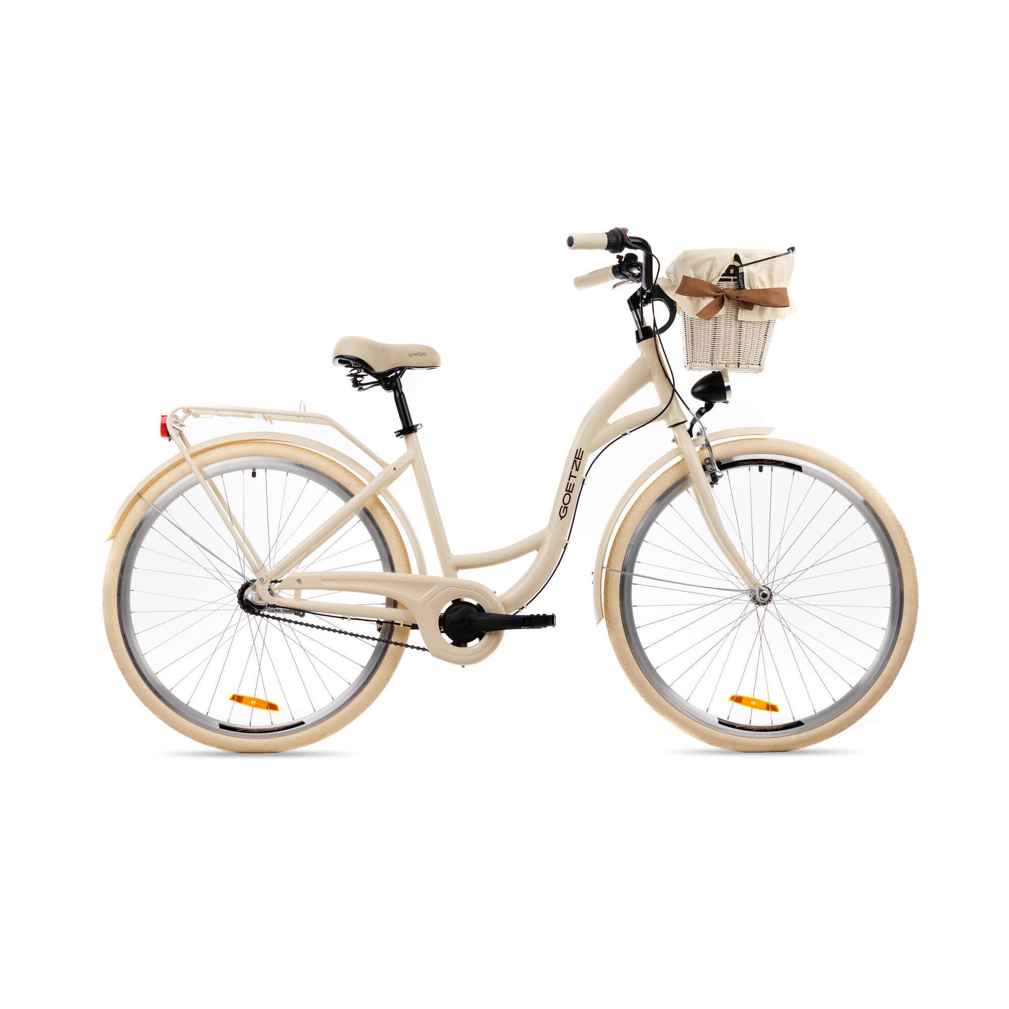 Rower miejski damski GOETZE Style 28 Alu 3B kosz
