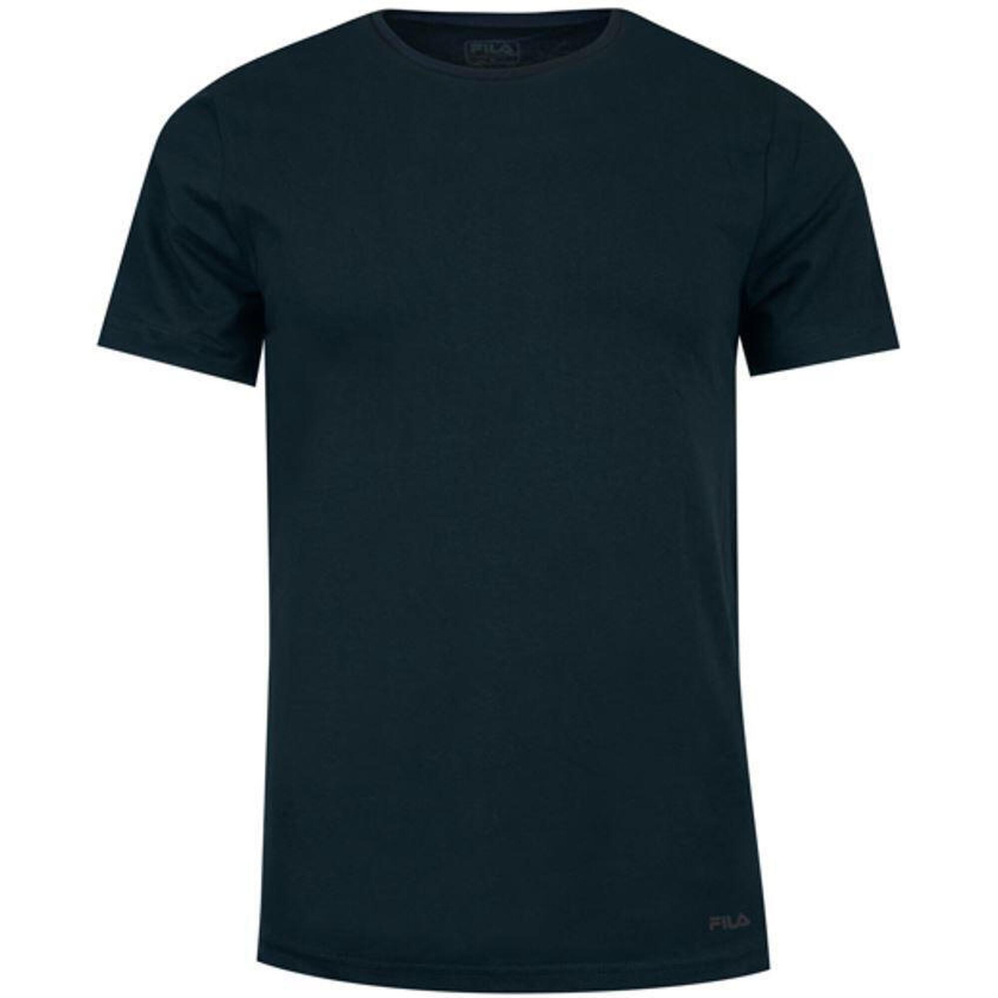 Męska koszulka Fila w kolorze marineblau - Regular Fit z bawełny