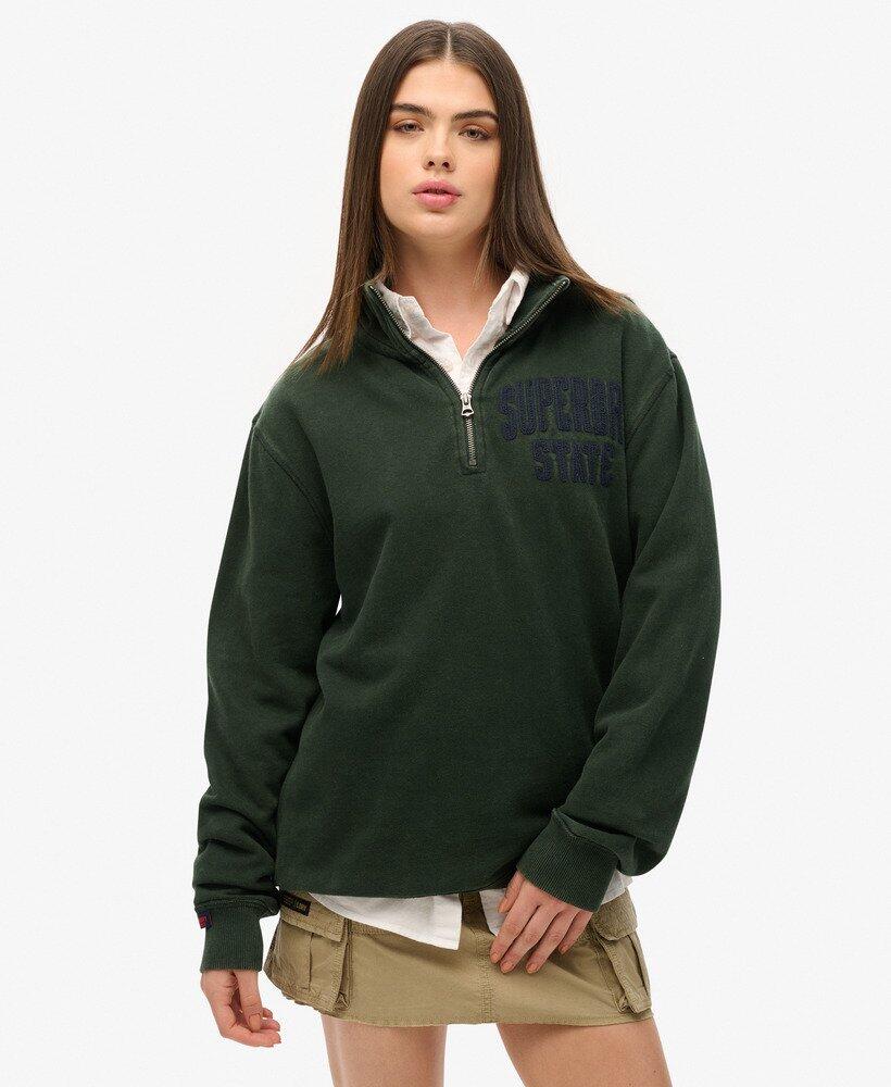 Koszulka z kapturem Henley w stylu vintage.
