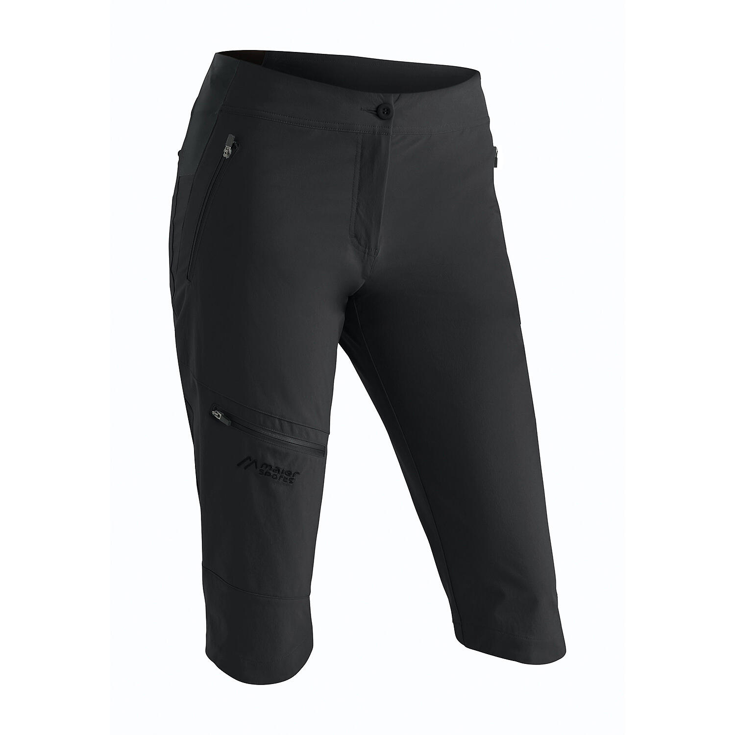 Damskie spodnie trekkingowe slim Maier Sports Capri Vario