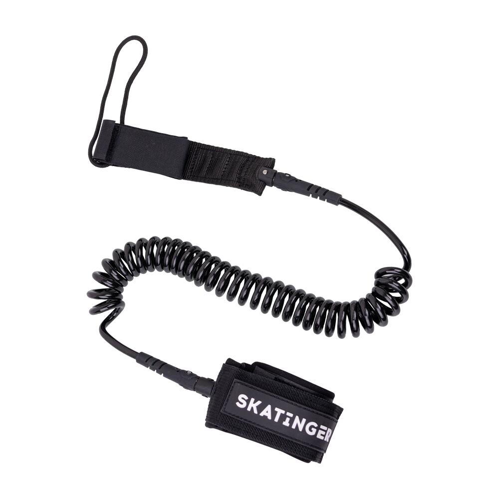 SKATINGER Leash smycz bezpieczeństwa do deski SUP czarna
