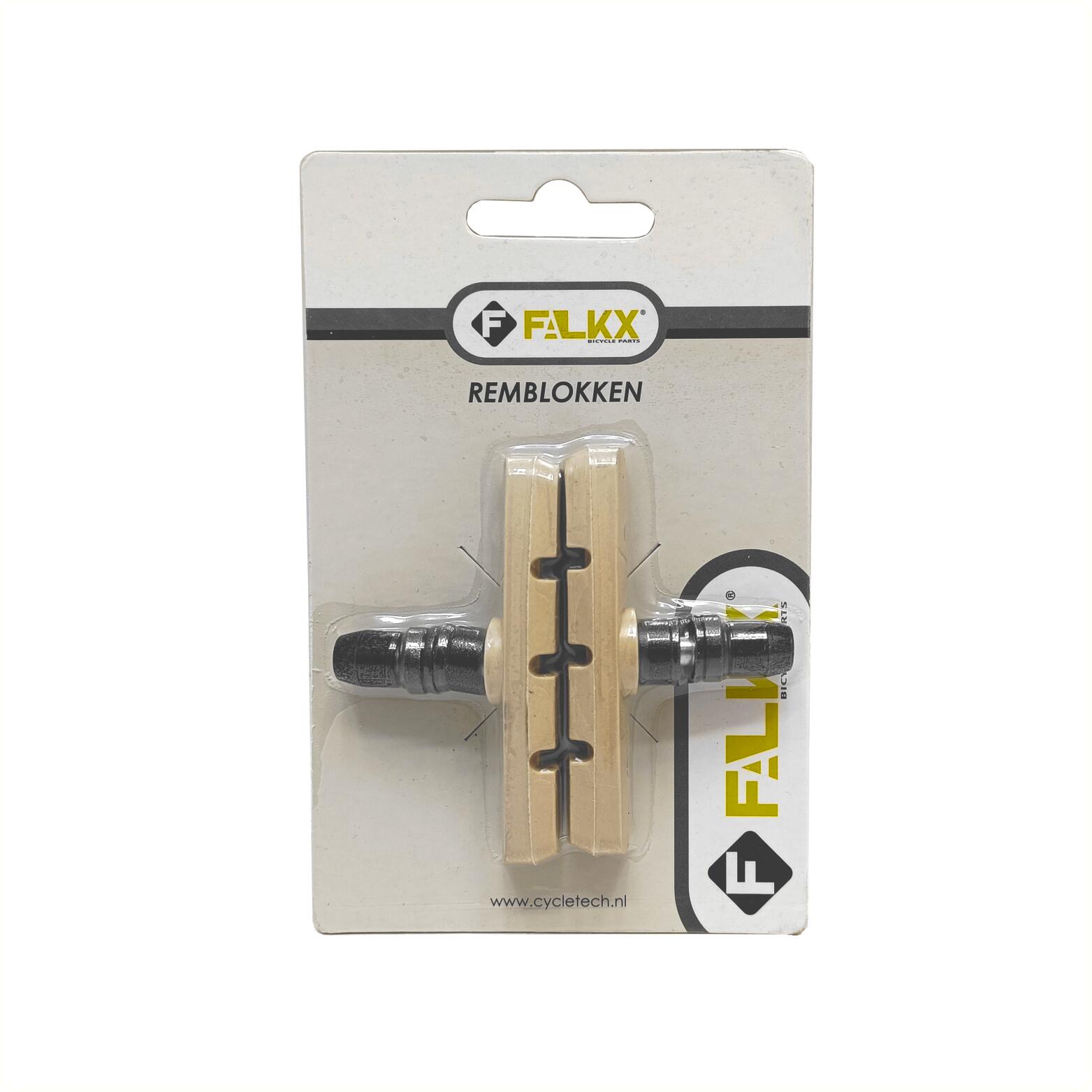 Falkx klocki hamulcowe V-brake 70 mm białe para