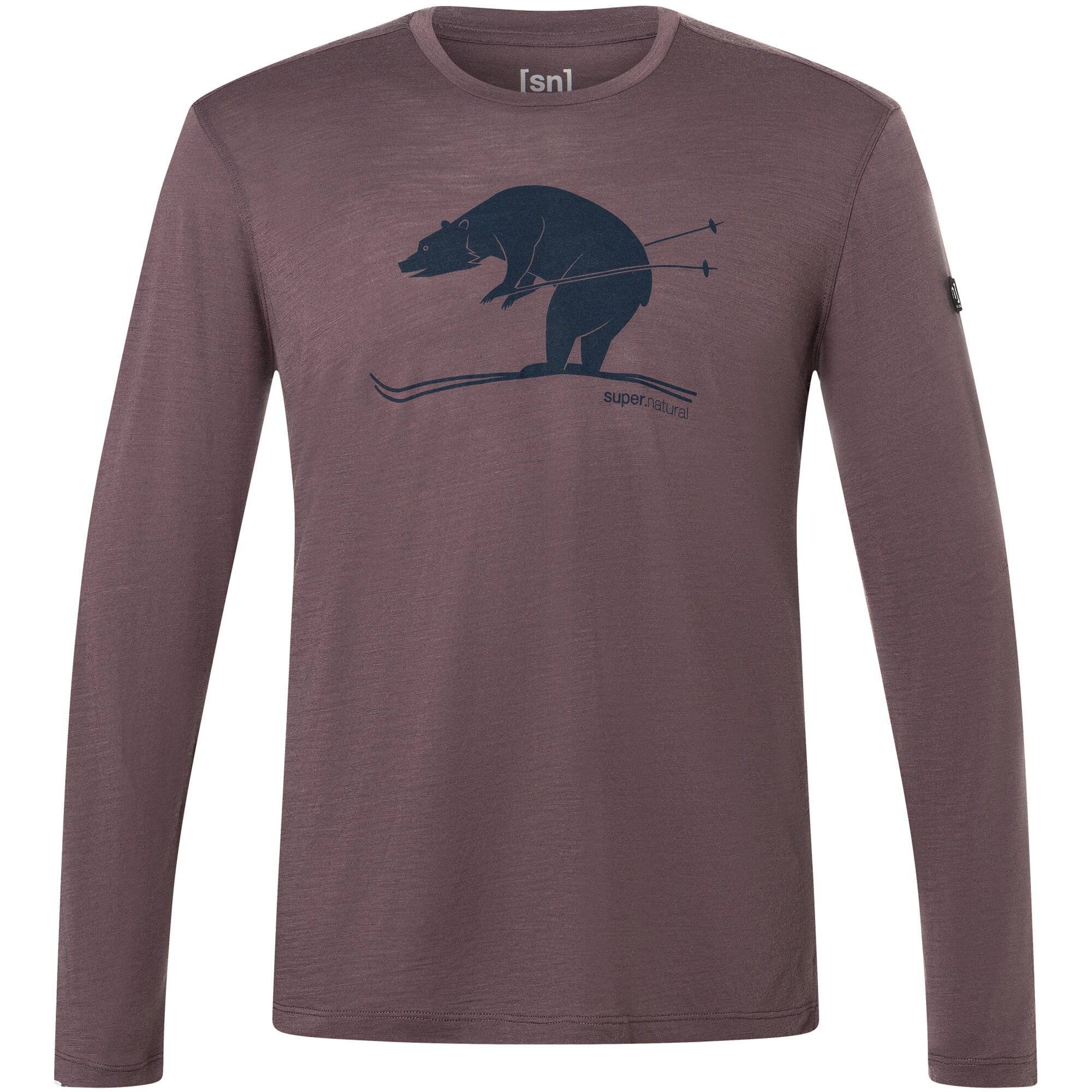 Koszulka z długim rękawem męska SUPER.NATURAL M Ski Karl LS