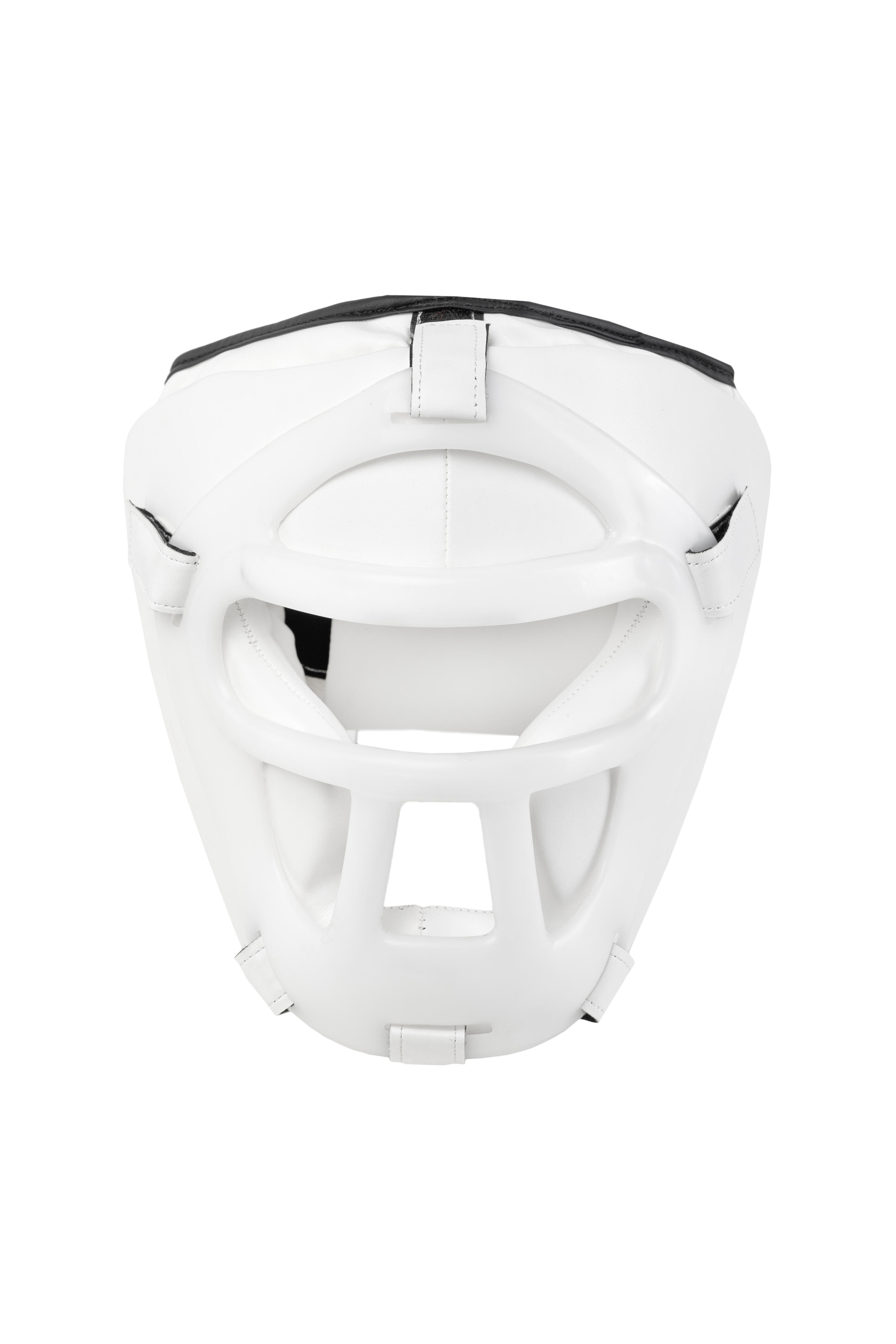 Kask bokserski z maską biały Evolution