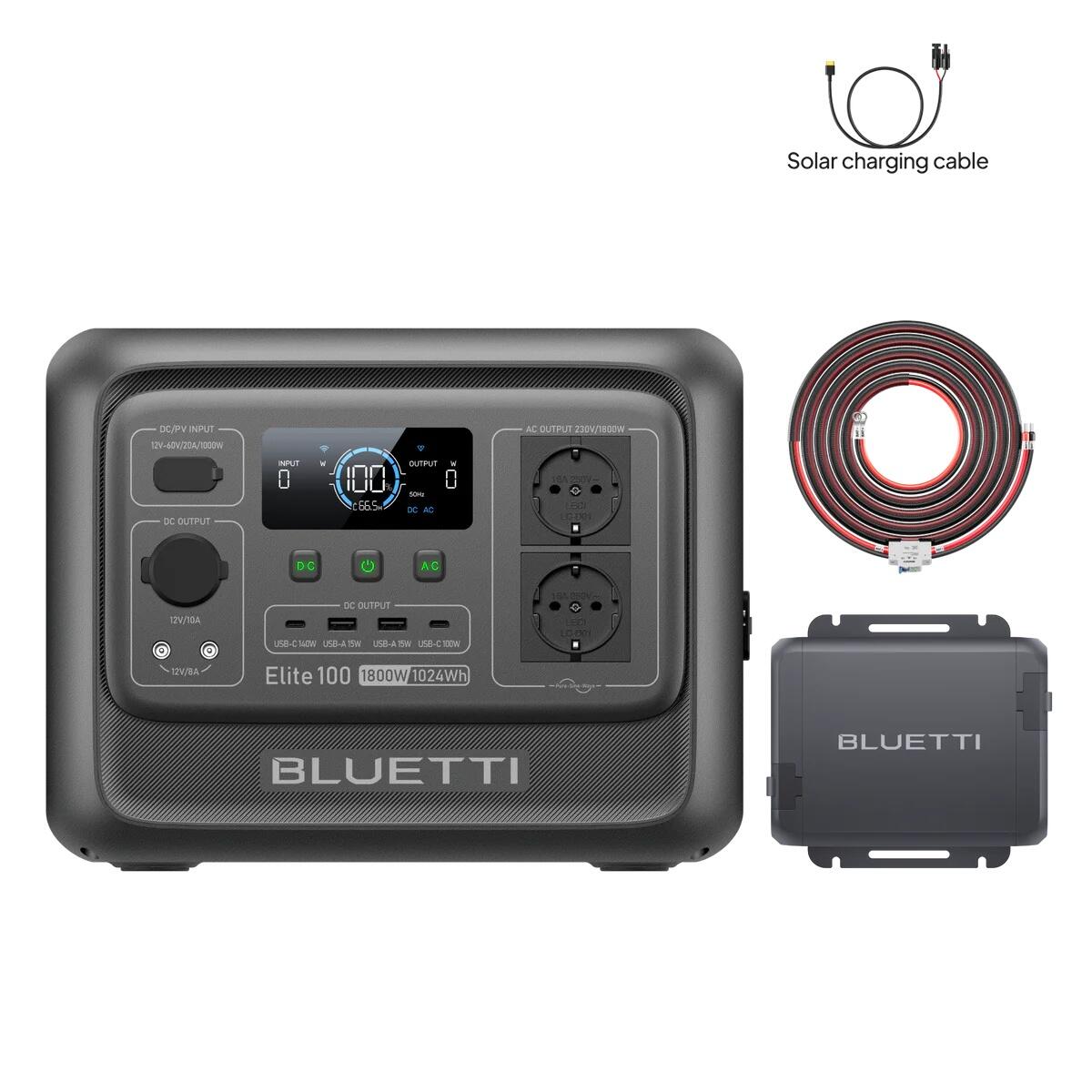 Elite 100 V2 stacja &Charger 1,1024Wh,pełne ładowanie 2H przez auto do kempingu