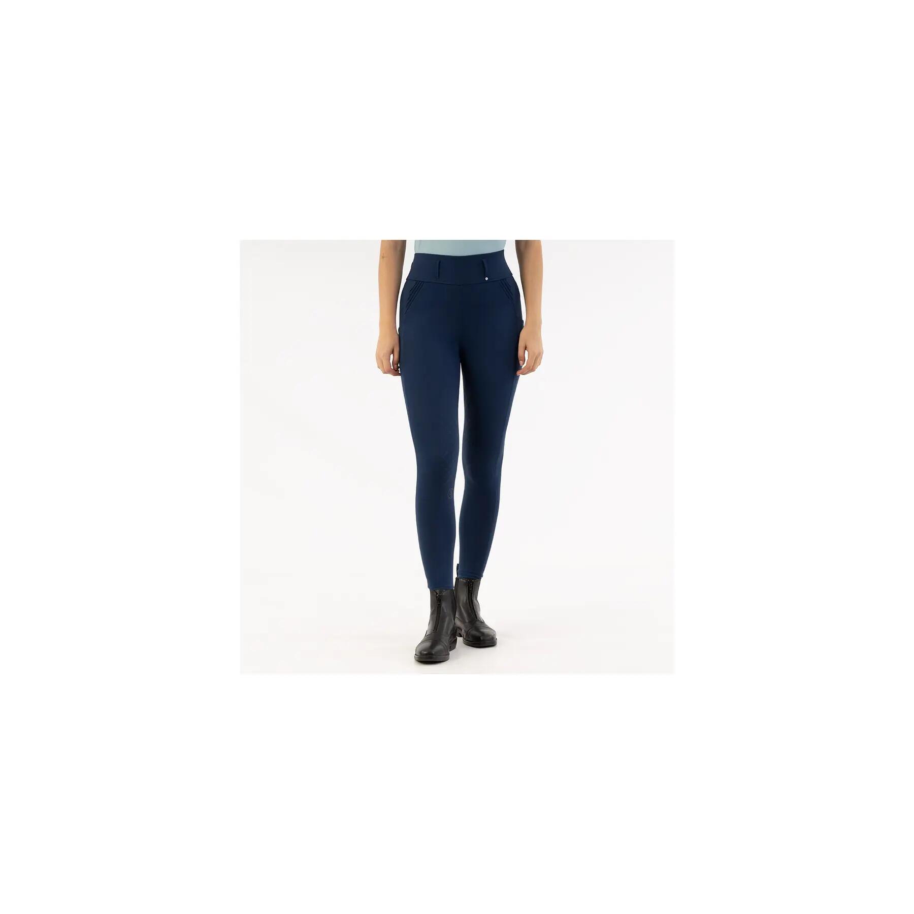 Damskie legginsy jeździeckie z pełną przyczepnością BR Equitation