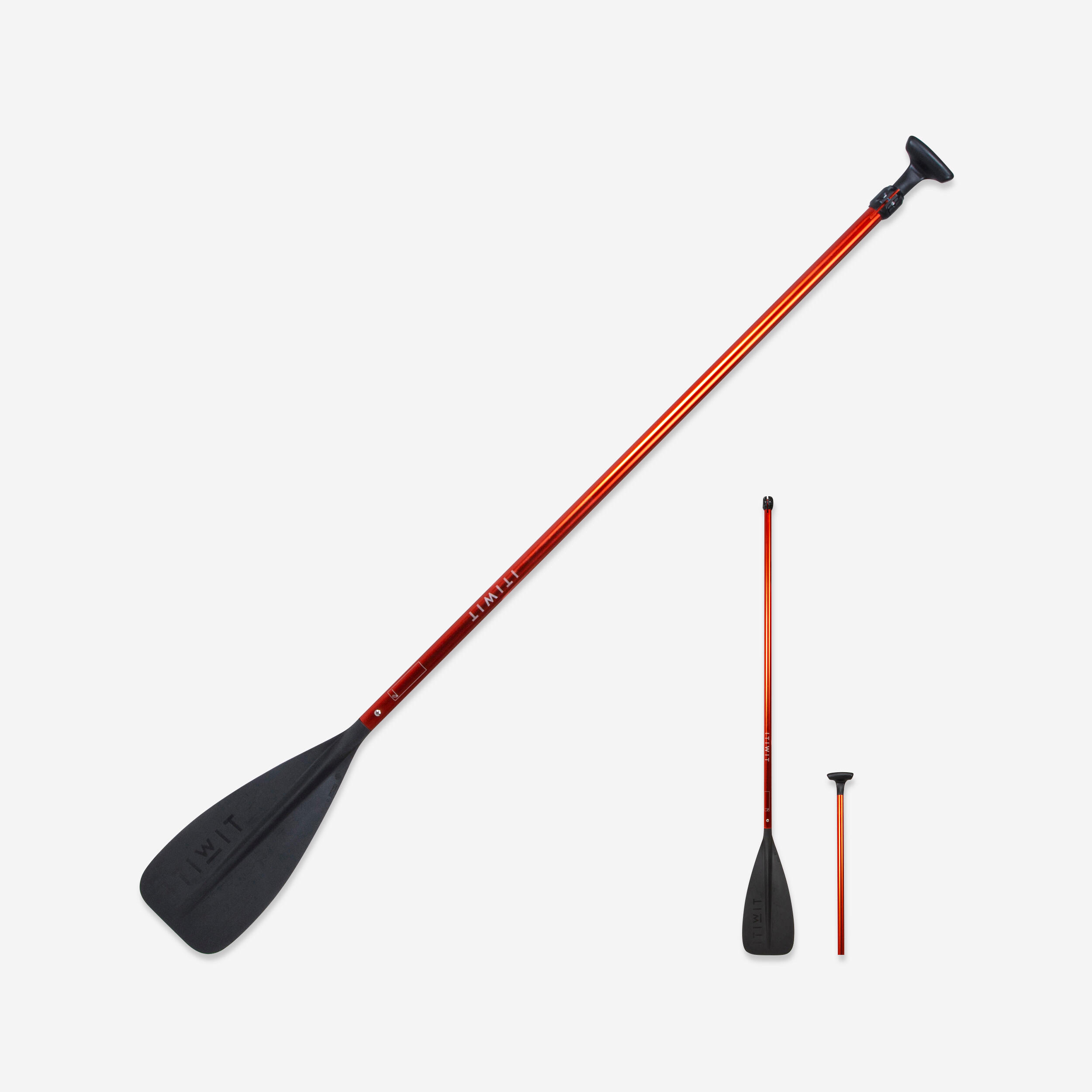 Pagaj do SUP Decathlon 2-cz. składany regulowany 170 -220 cm kluby/wypożycz.