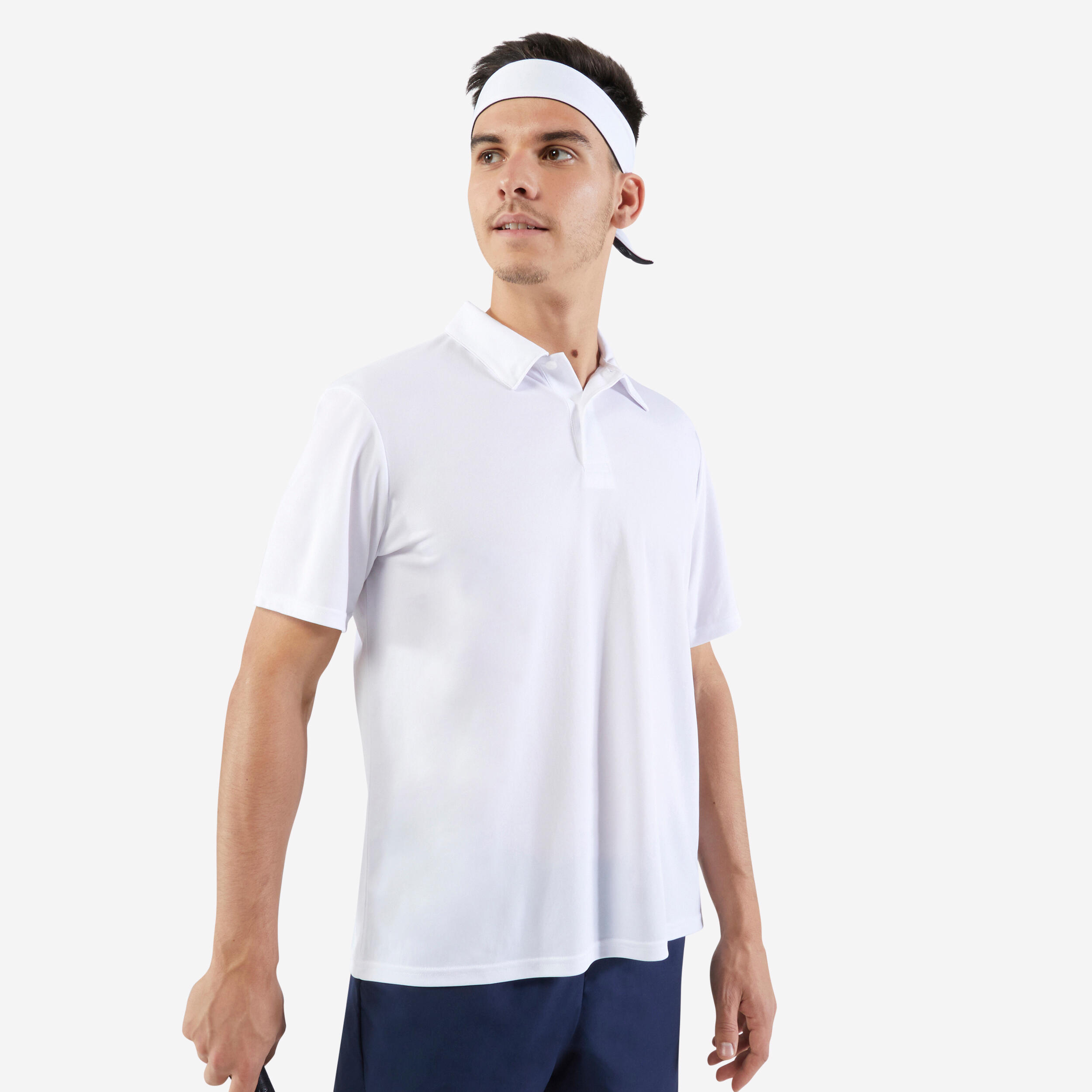 Koszulka polo do tenisa męska Artengo Essential
