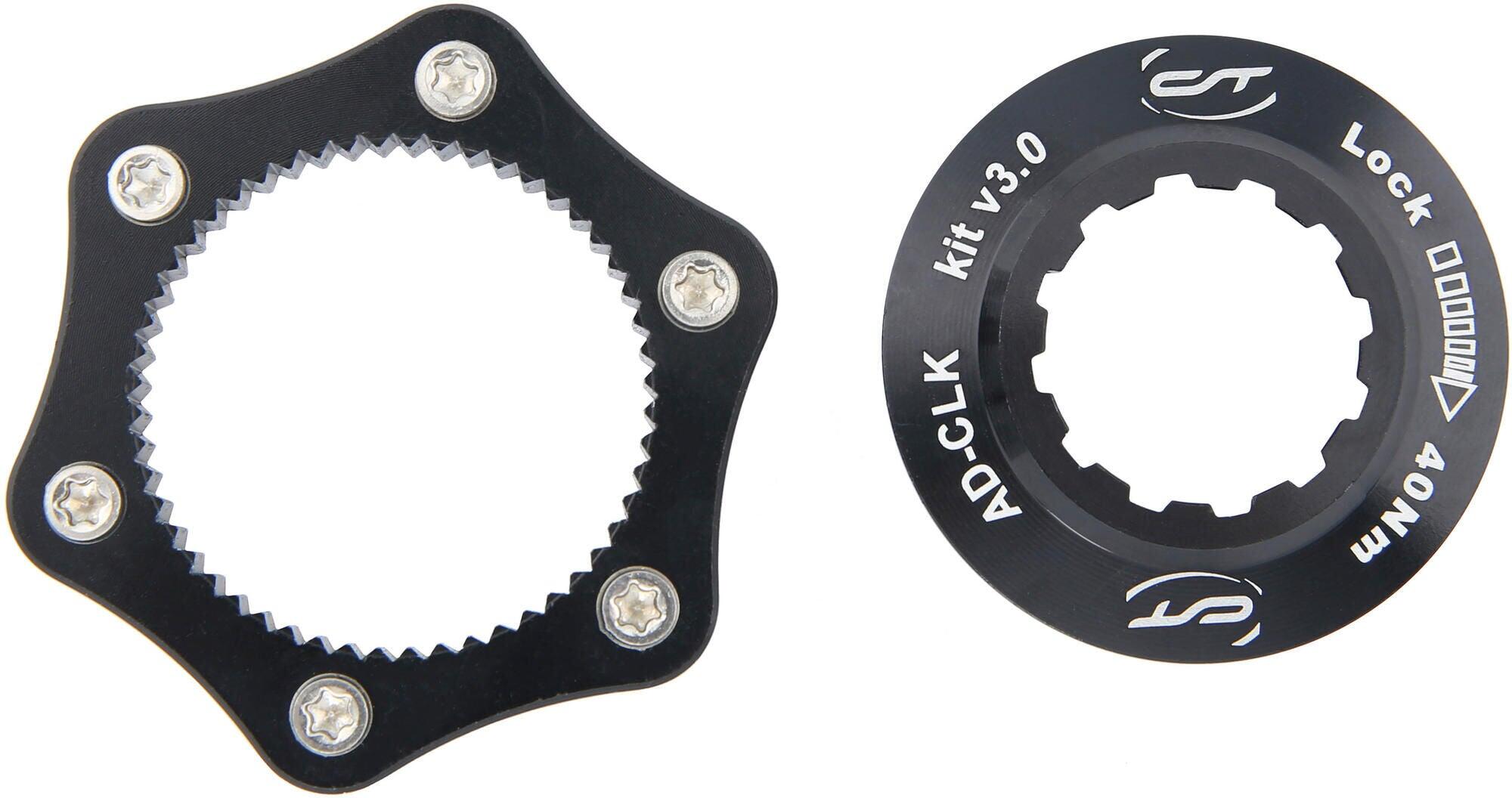 CONTEC adapter tarczy hamulcowej CDA-CL 6-śruby na Center Lock czarny