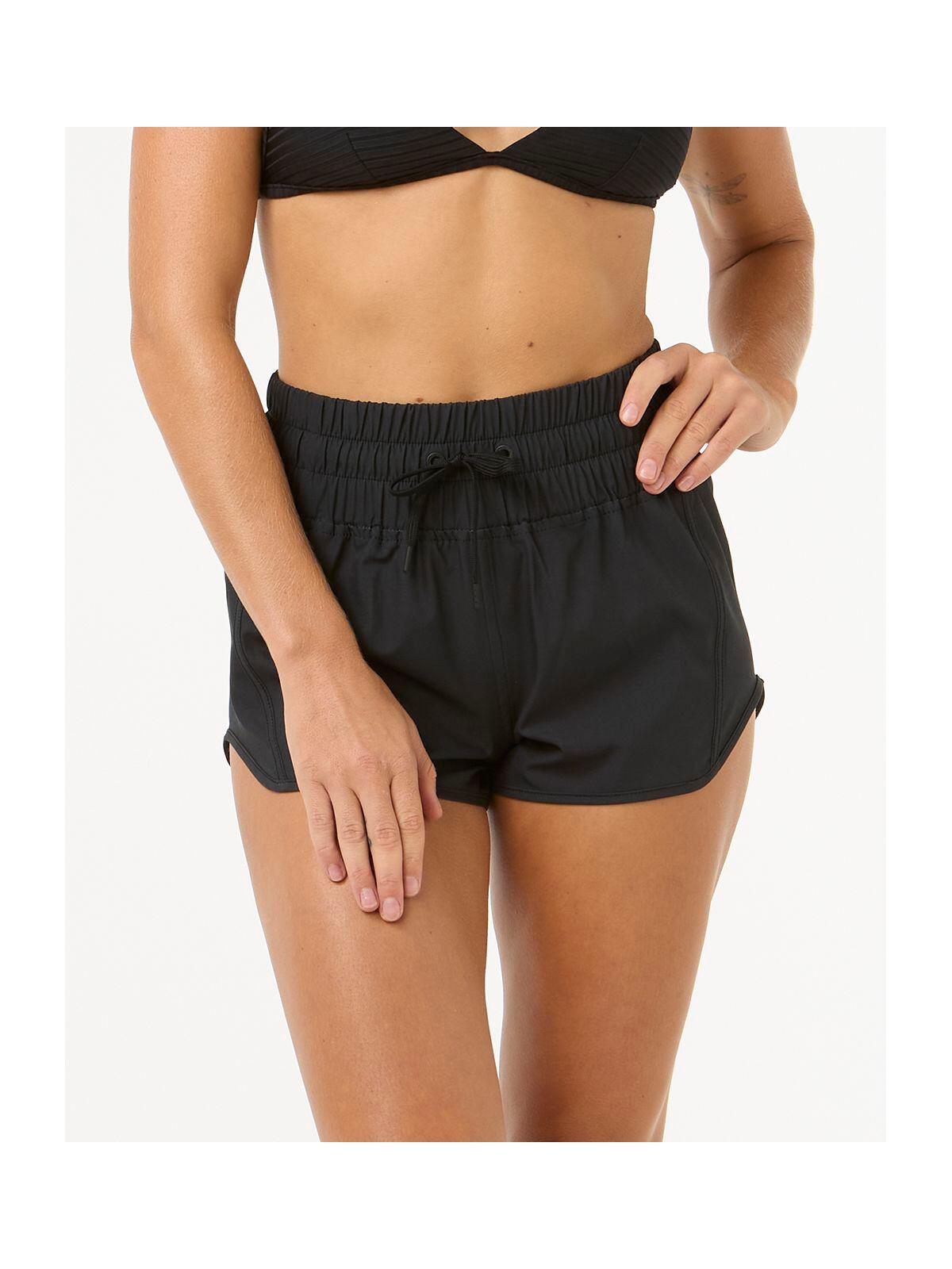 Spodenki surfingowe damskie Rip Curl High Waist Retro Volley 3 Czarny