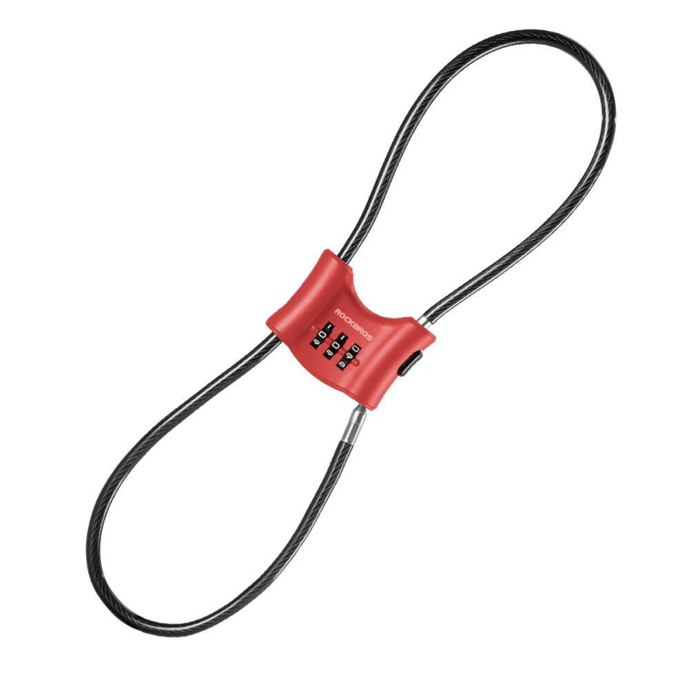 Zapięcie rowerowe, antykradzieżowe, linka 5,5 mm ROCKBROS