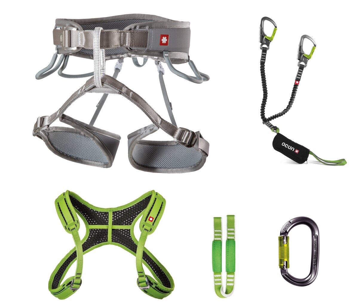 Zestaw via ferrata Ocun Via Ferrata Twist + Chest Set