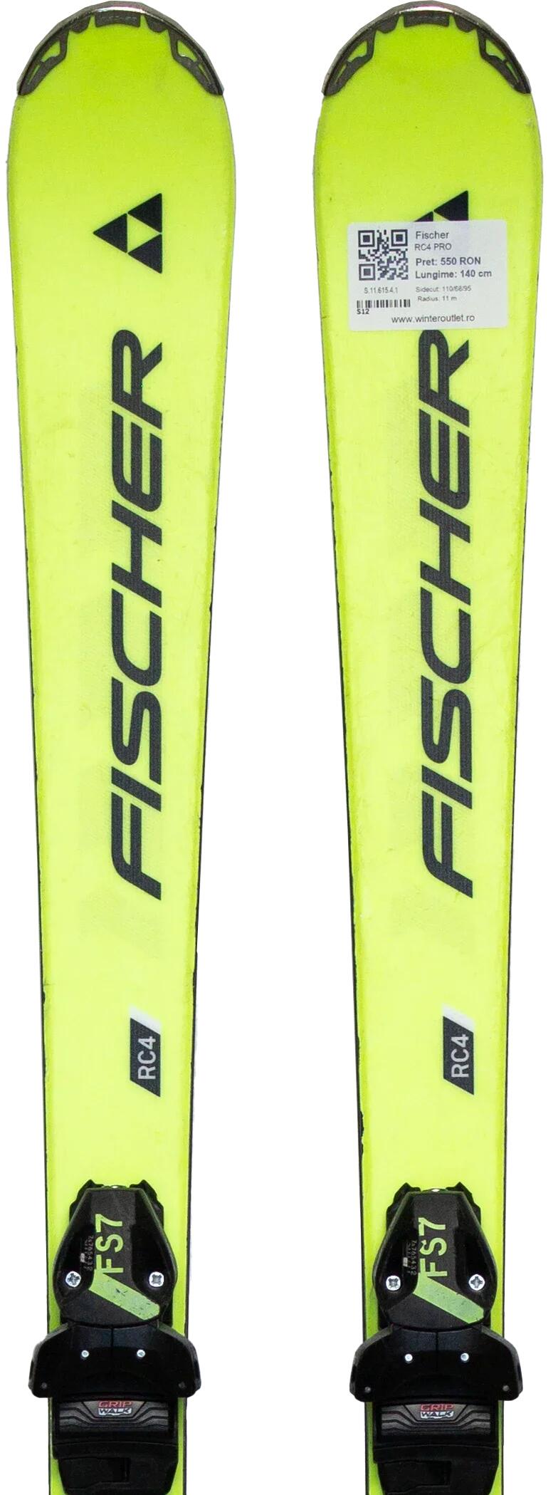 Second Life- Narty FISCHER RC4 PRO, 130 cm - Stan dobry
