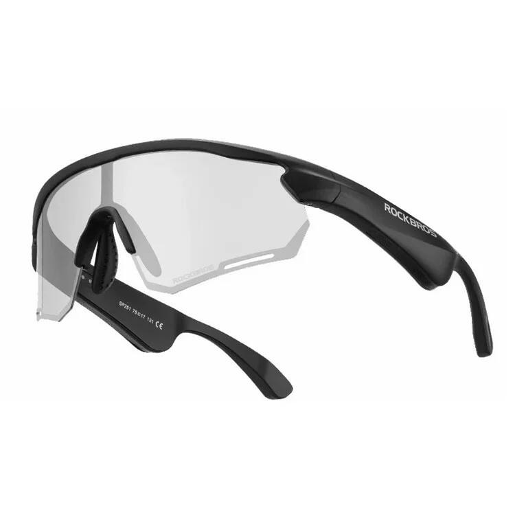 Sportowe okulary przeciwsłoneczne Bluetooth fotochromowe