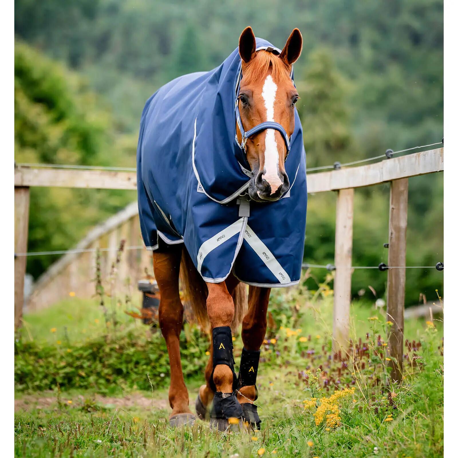 Derka zewnętrzna dla koni z osłoną szyi Horseware Amigo 1200D Plus Turnout 250g