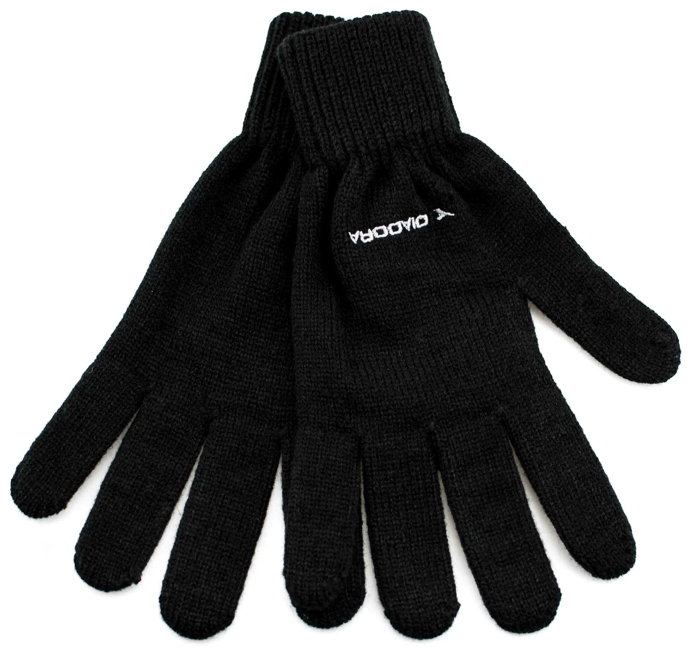 Rękawiczki męskie Diadora Glove Dziane Czarne