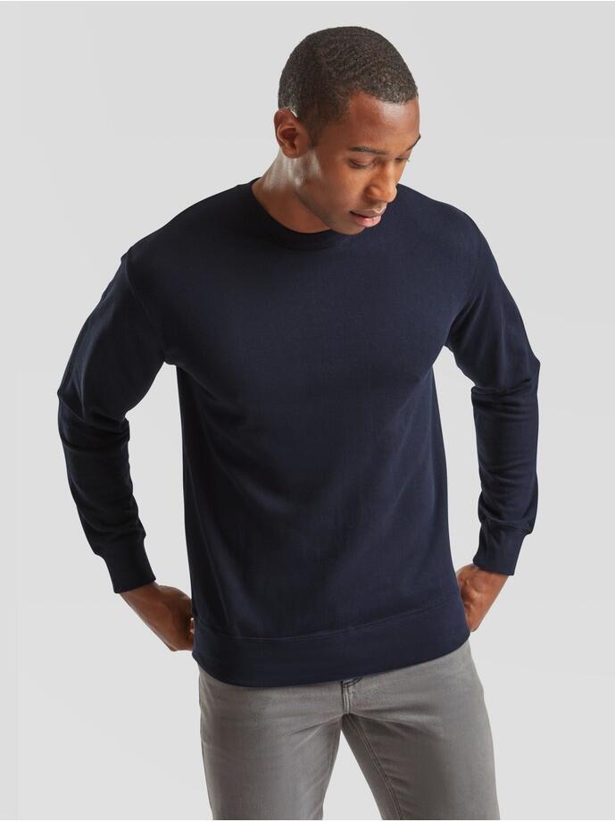 Lekka bluza dresowa Fruit Of The Loom Adulto Marino Oscuro
