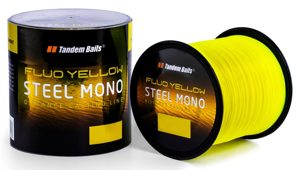 Żyłka Karpiowa Steel Mono Fluo żółta 1200 m / 0,35 mm / 2 szt