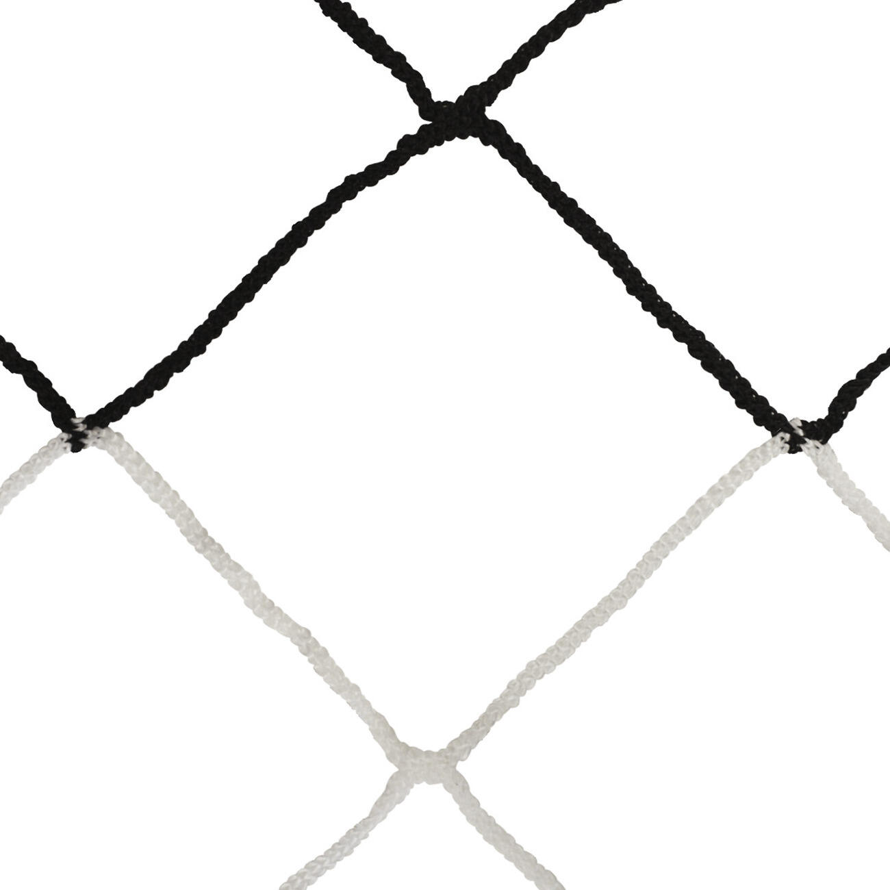 Para siatek piłkarskich na 11 europejskich, dwukolorowych, plecionych PP, 4mm, p
