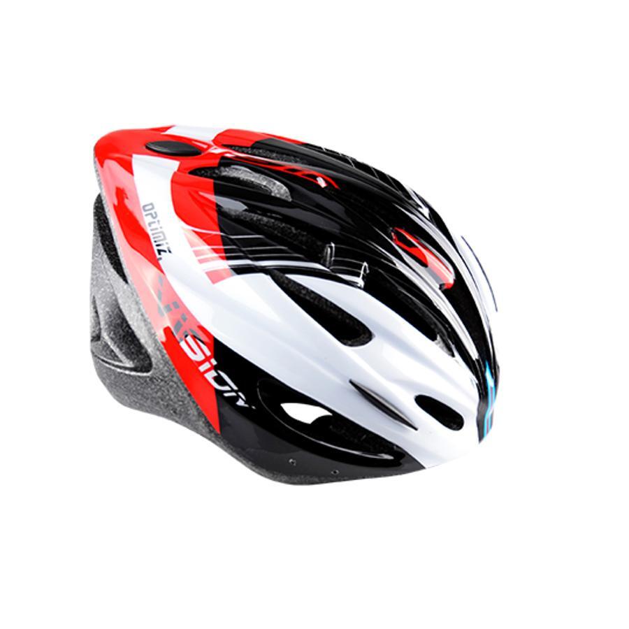 Kask rowerowy Optimiz - Błyszczący Czerwony