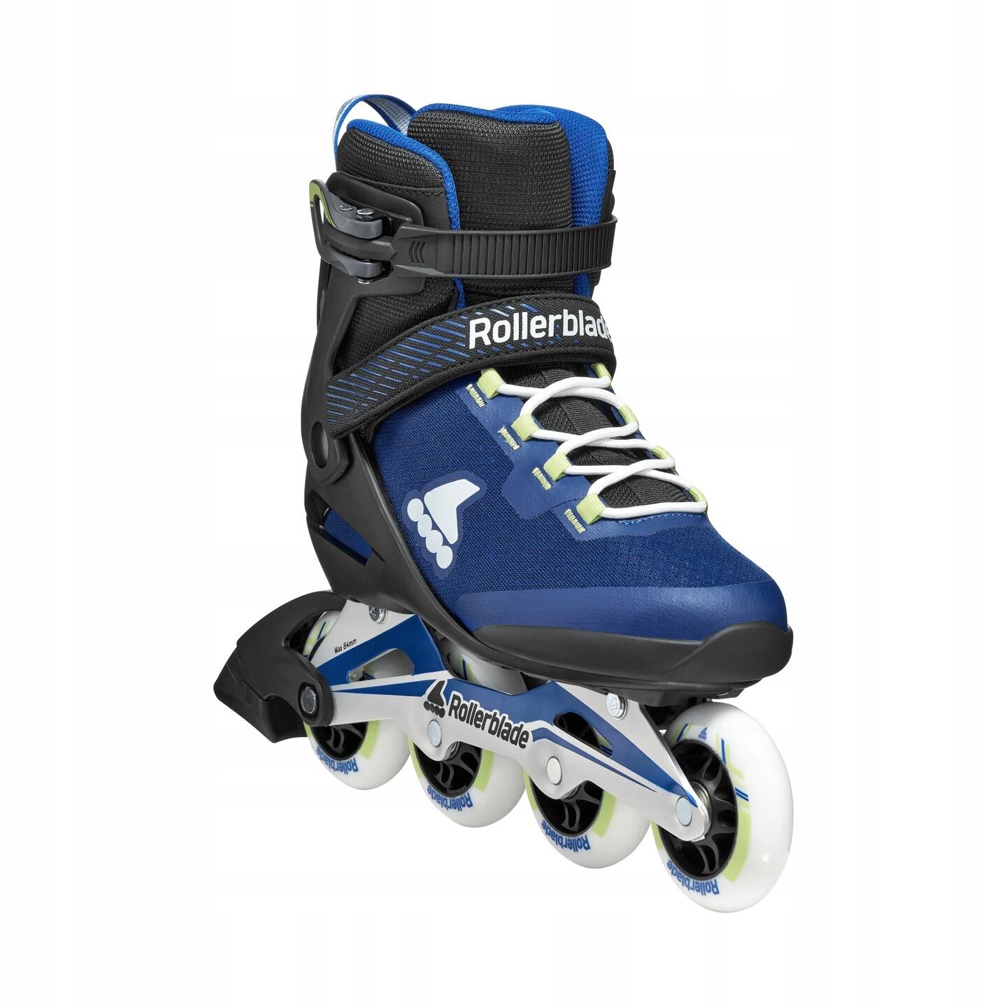 Męskie łyżworolki Rollerblade Macroblade 80 Marine Blue/Light Green