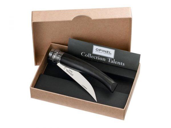 Turystyczny Nóż składany Opinel Slim No.10 INOX Heban Ebony