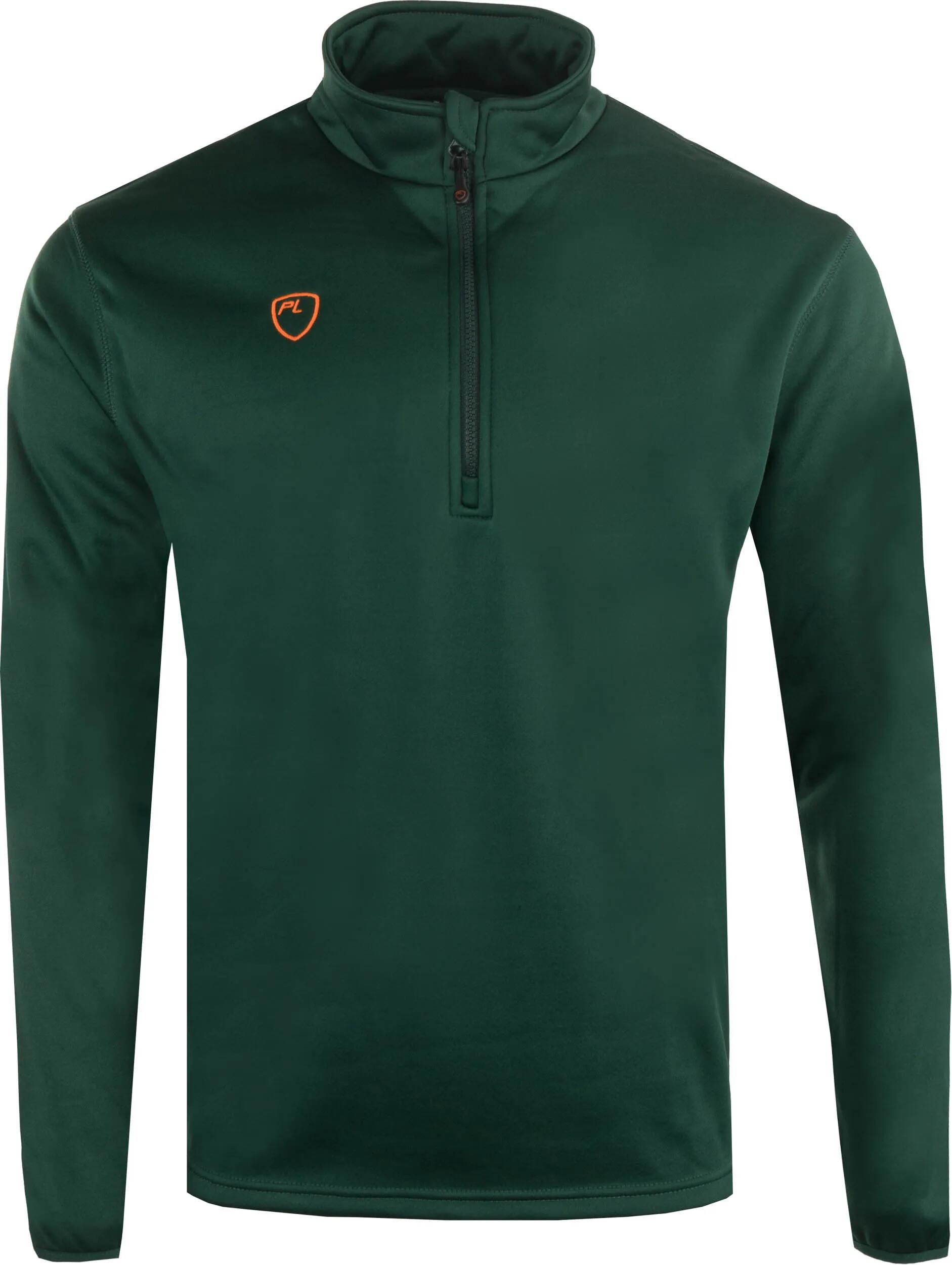 Męska bluza Playerlayer 1/4 zip z zieloną warstwą środkową
