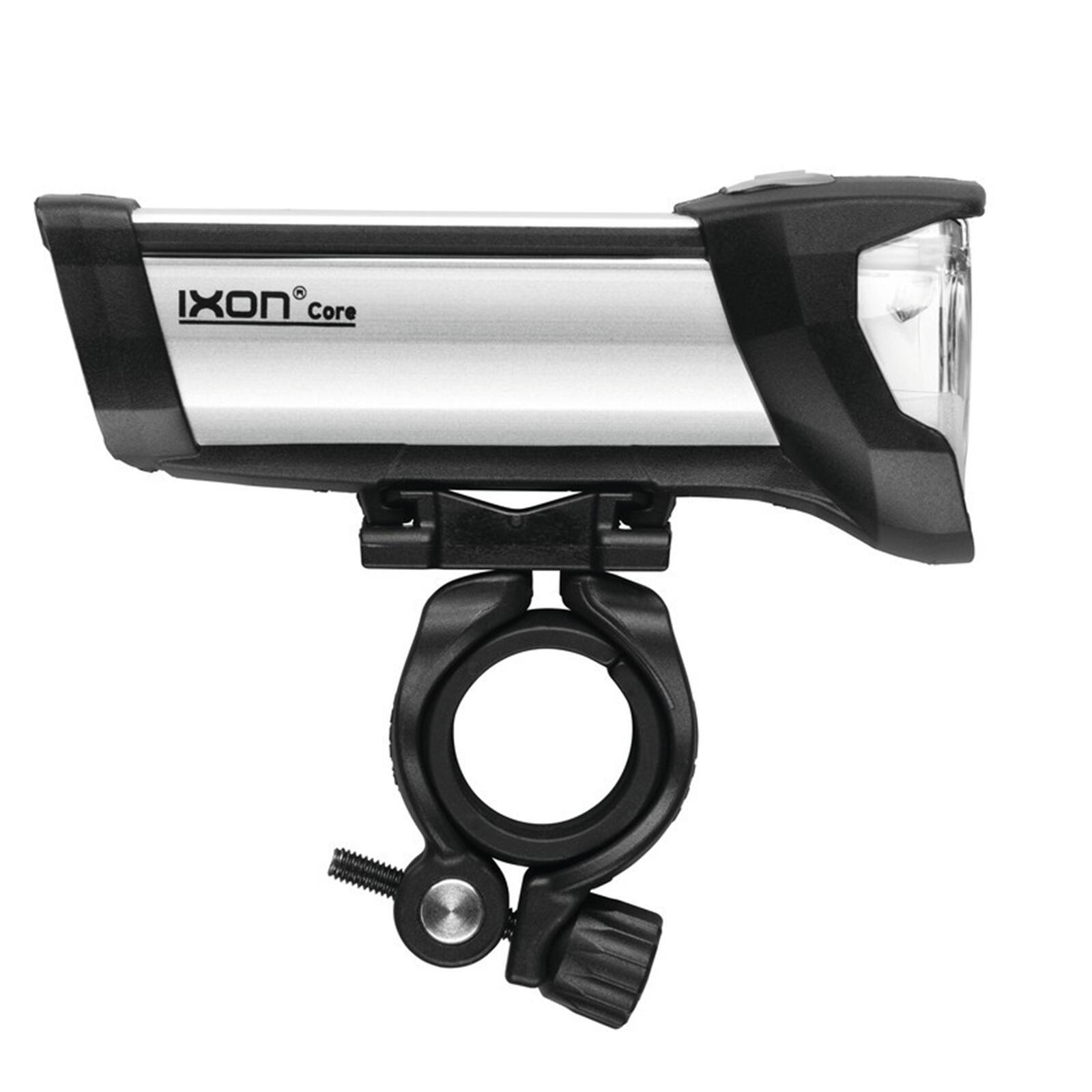 Przednia lampka rowerowa Ixon Core  srebrna
