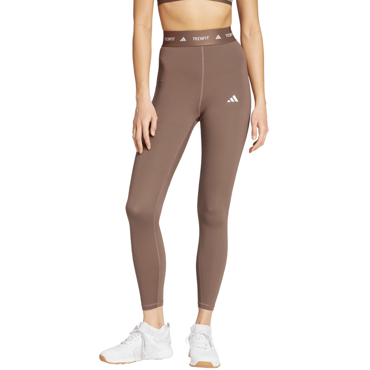 adidas Techfit Legginsy damskie 7/8, wysoka talia, mocno dopasowane