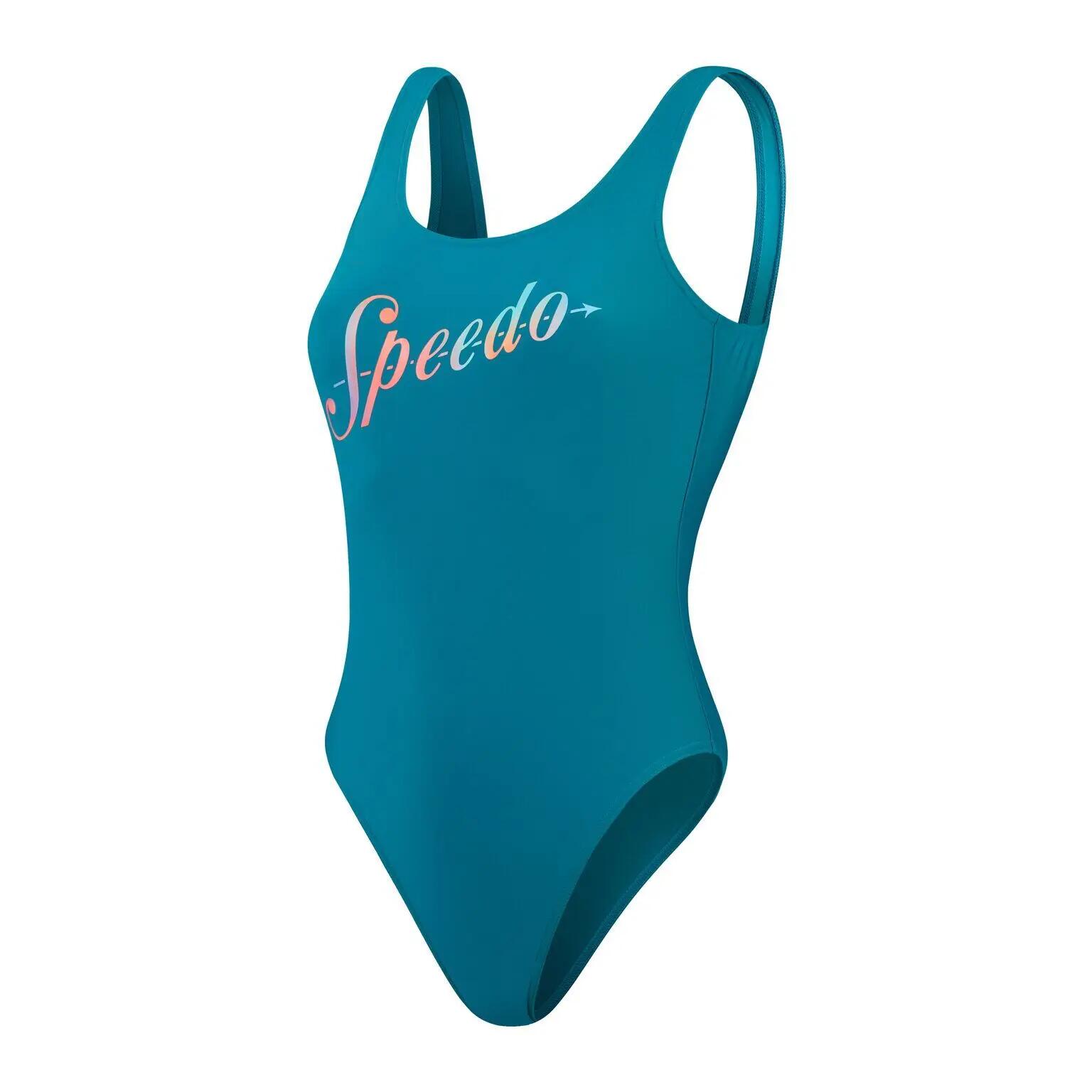 Damski kostium kąpielowy 1-częściowy Speedo Eco Logo Deep U-Back