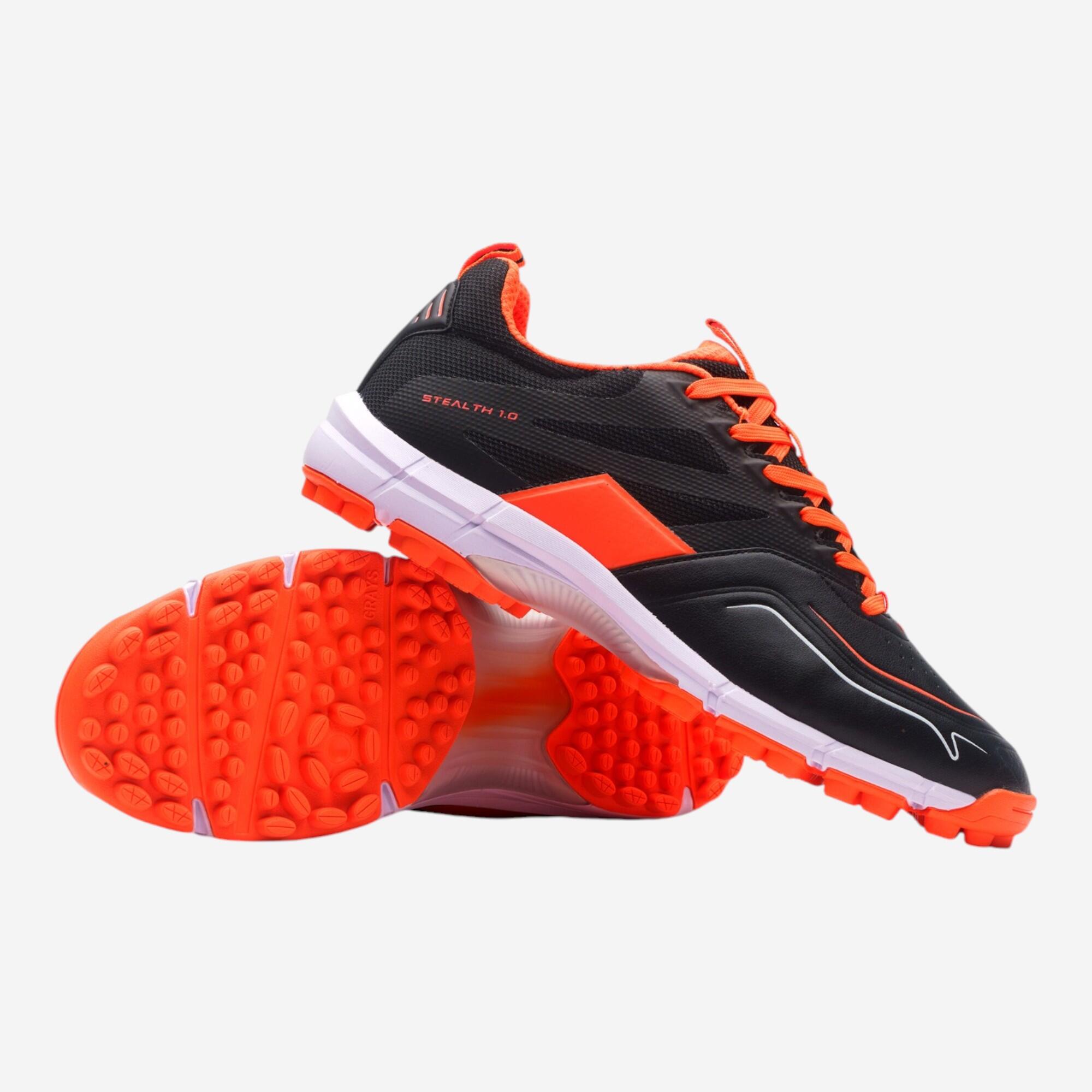 Buty do hokeja na trawie dla dzieci Grays Stealth 1.0 sznurowane
