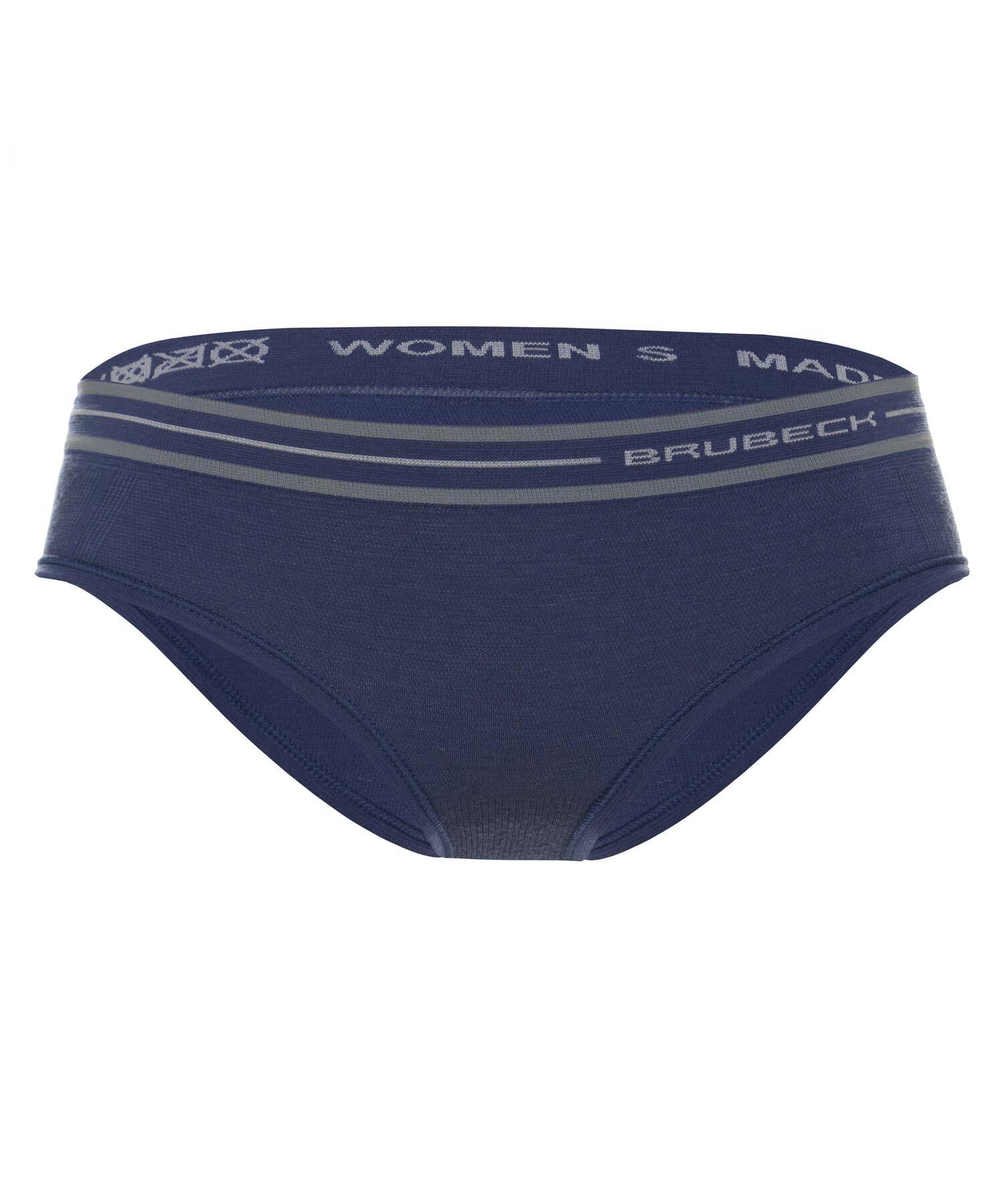 Majtki hipster z wełną merino damskie Brubeck ACTIVE WOOL