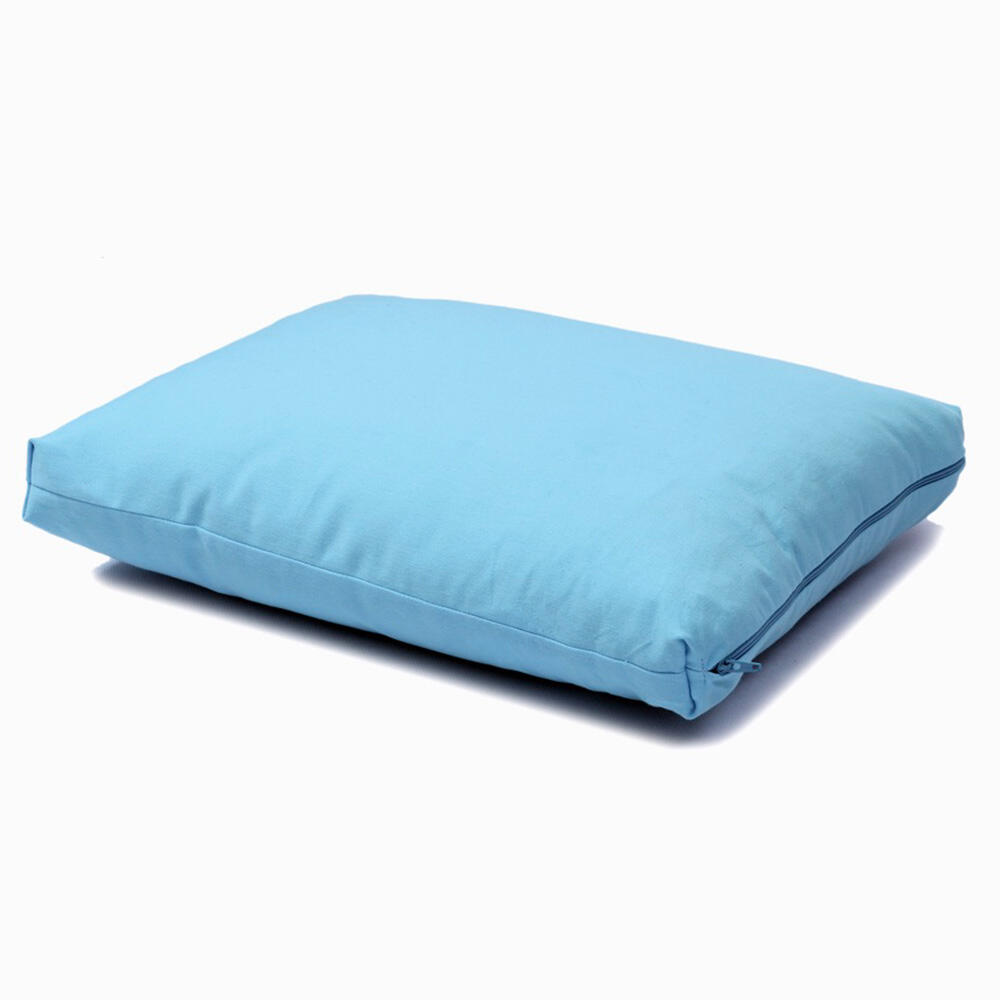 Poduszka Savasana do jogi, pod kark – bawełna organiczna i kapok, 40x30x4,5 cm