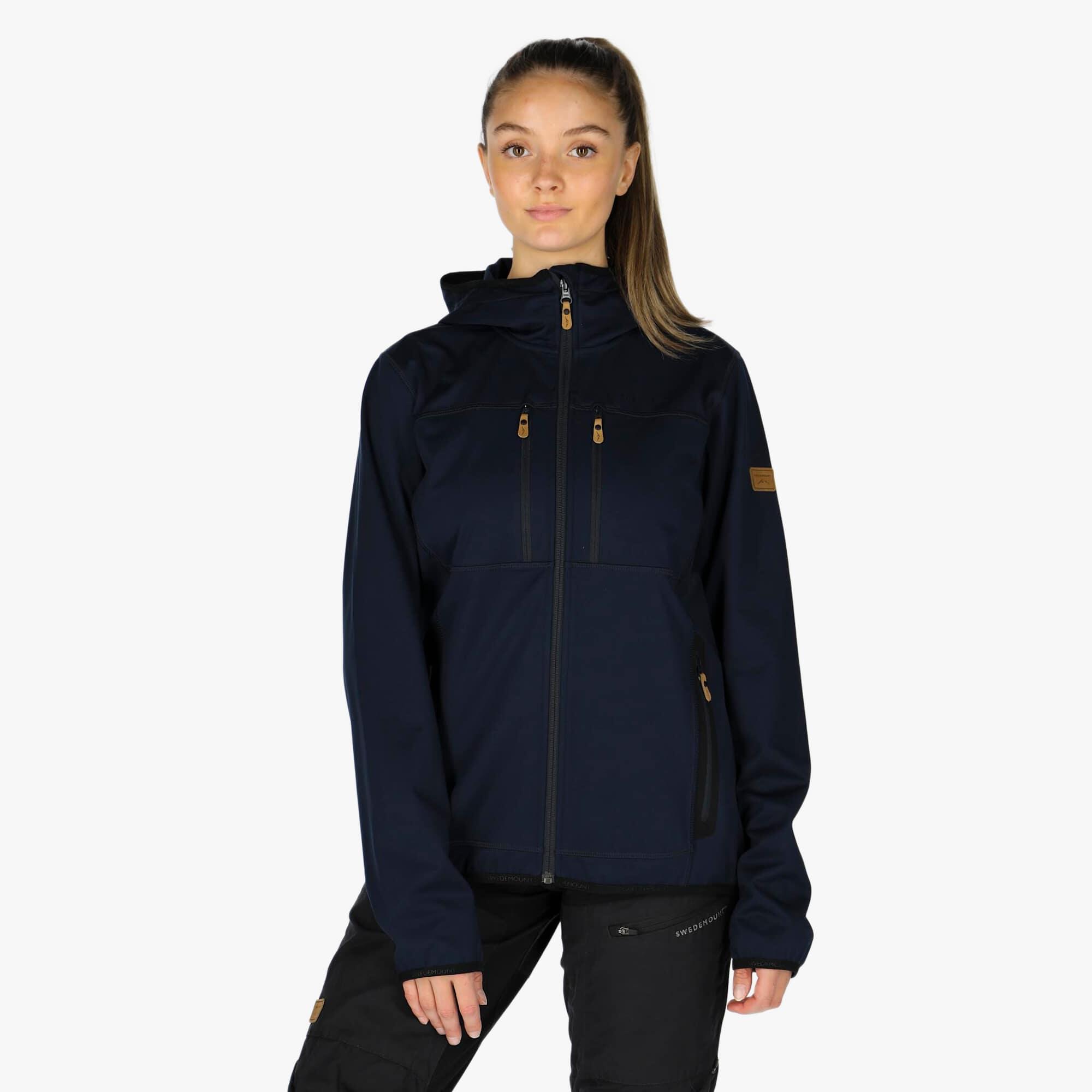 Kurtka Softshell Wędrówki Kobieta Nordkap Wiatroszczelny