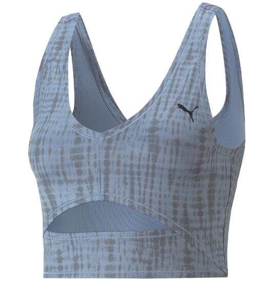 Top Puma STUDIO AOP CROP Yoga y Training Mujer-523145-18
