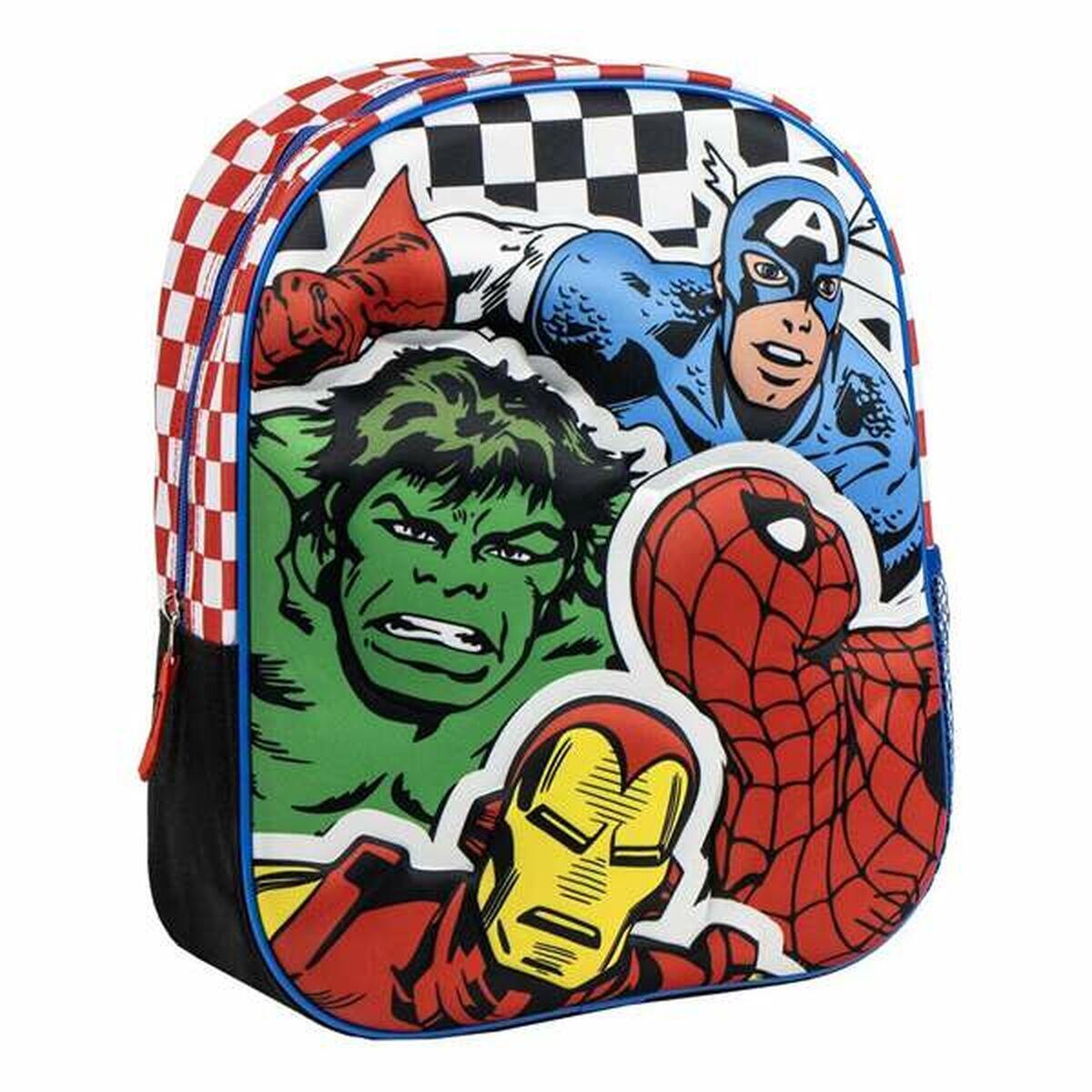 Plecak szkolny 3D The Avengers 67 % Poliester