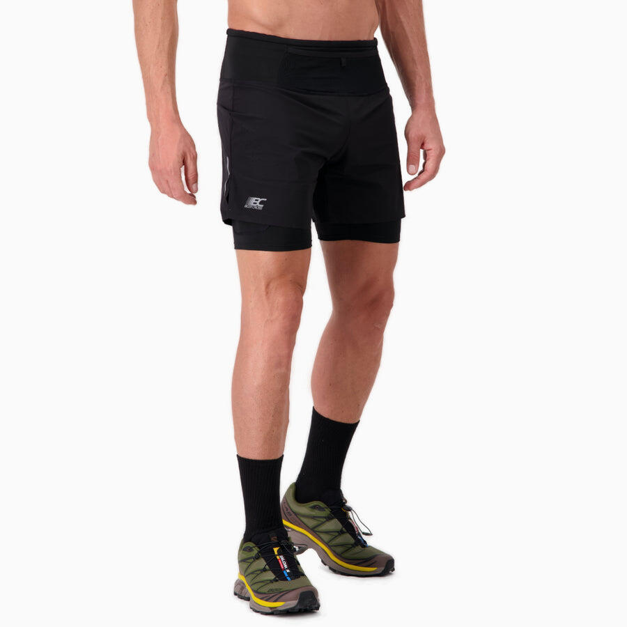 Krótkie spodenki 2 w 1 Męskie Trail-Running PERFORMANCE MAX