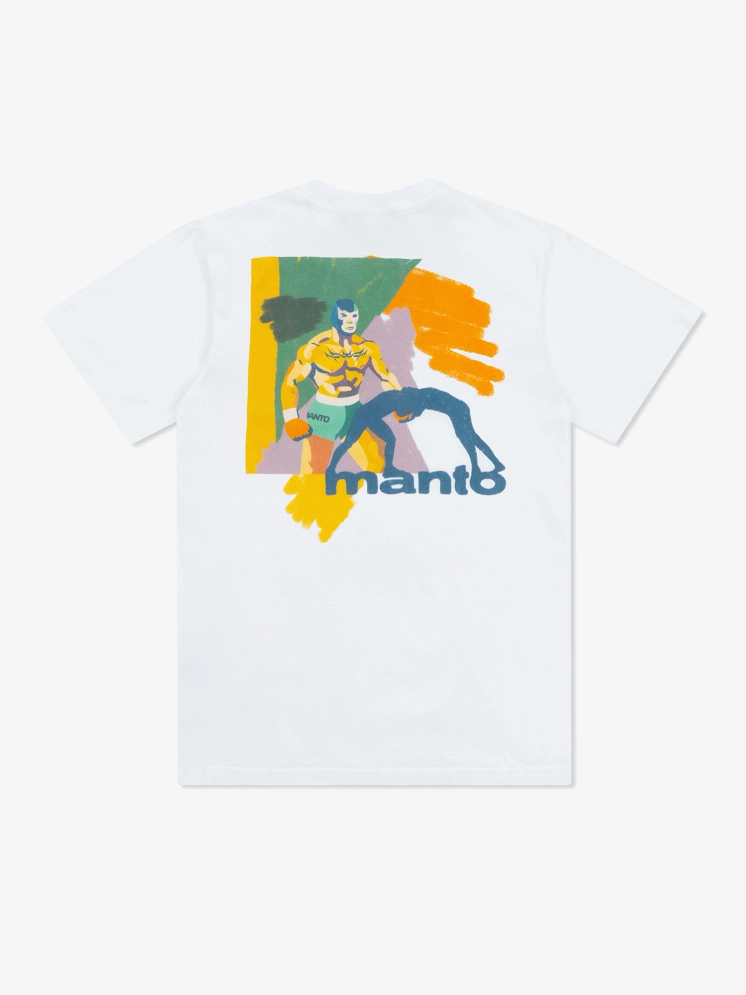 MANTO t-shirt LUCHADOR biały