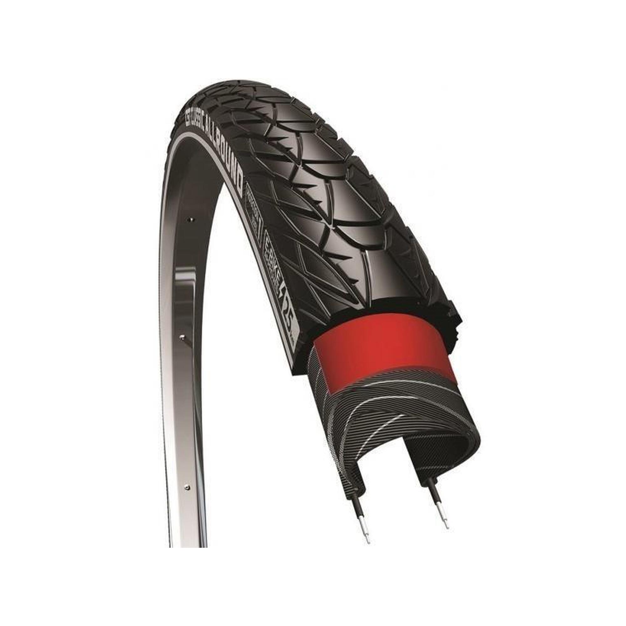 Opona Sensamo Classic Allround 28 X 1.50 / 40-622 Mm - Czarna Z Odblaskiem