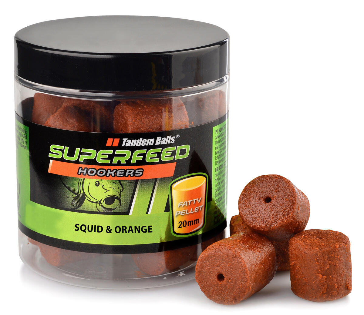Haczykowy pellet Fatty SuperFeed 20mm/150g Squid & Orange