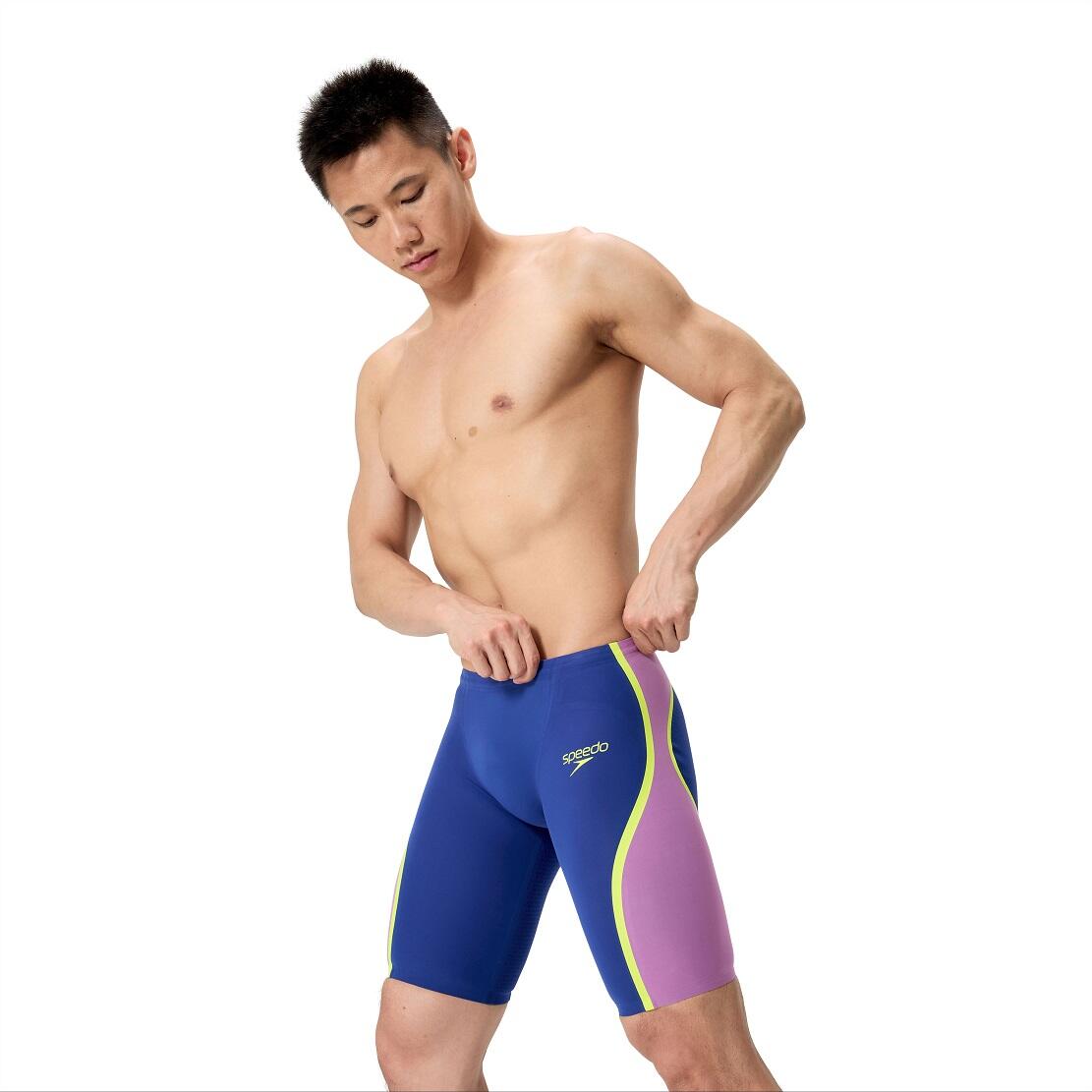 Speedo Strój Startowy Men's Lzr Int 2.0 Jam Am Navy/Purple 8-15857003 Uk25