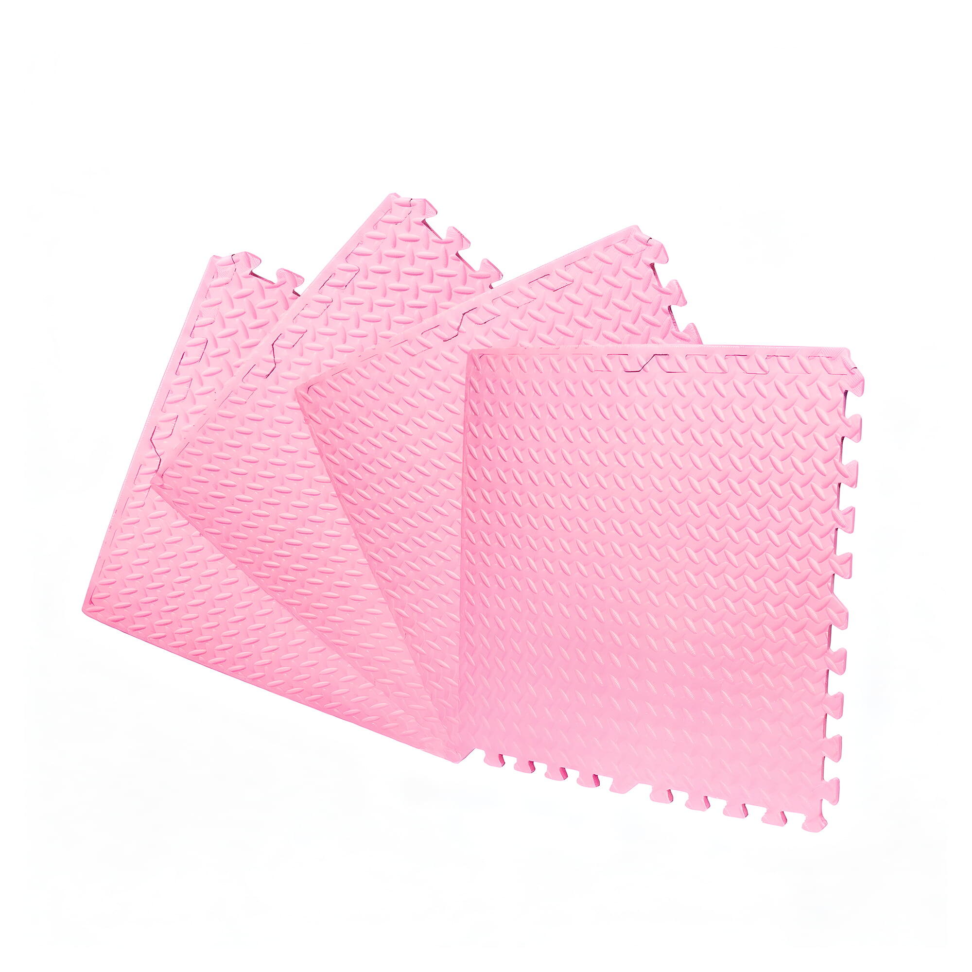 mata piankowa X-star 4 szt. 60x60cm - różowy