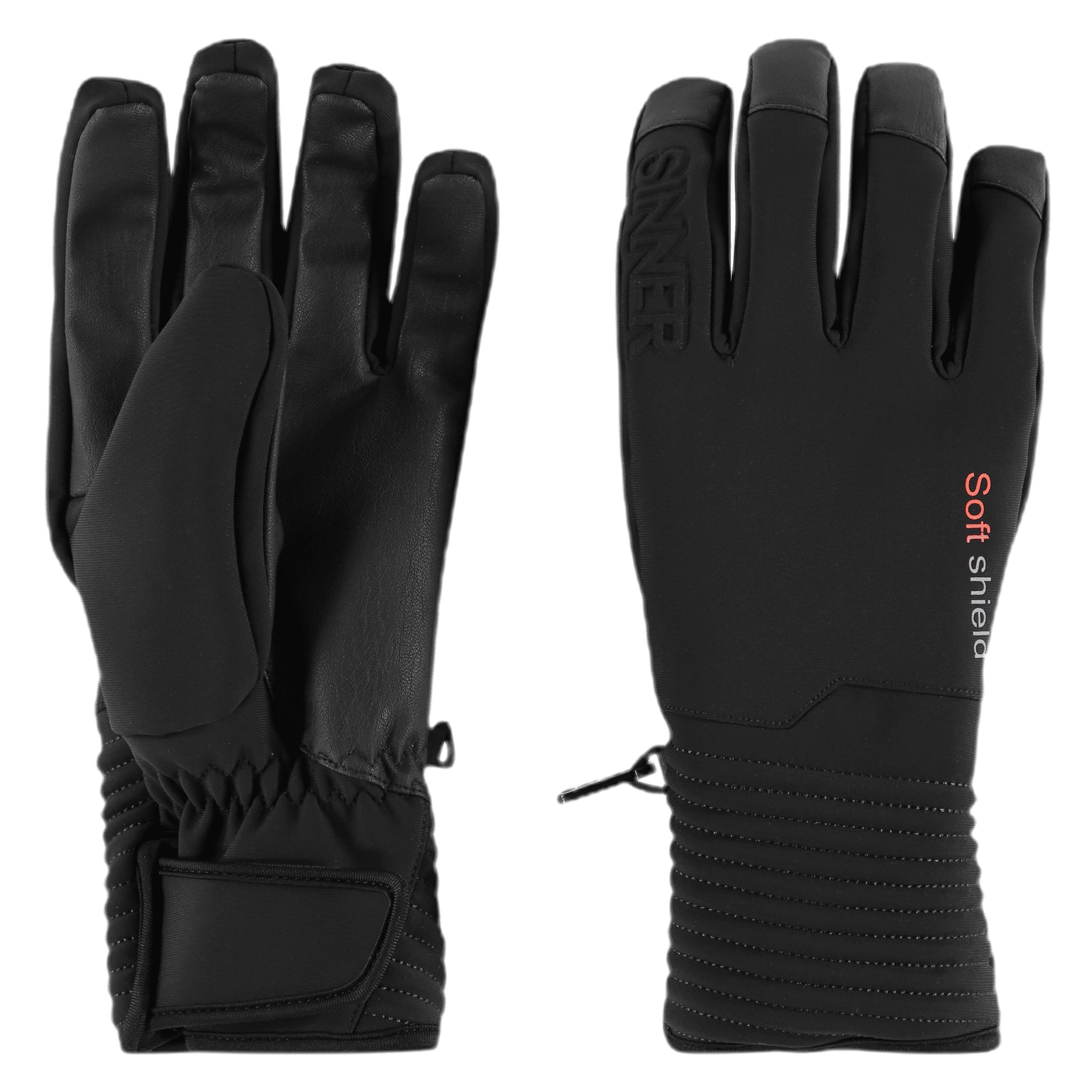 Rękawice narciarskie/snowboardowe Sinner Ski Mont, czarne, unisex