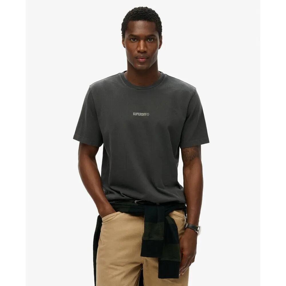 T-shirt z mikro logo Superdry