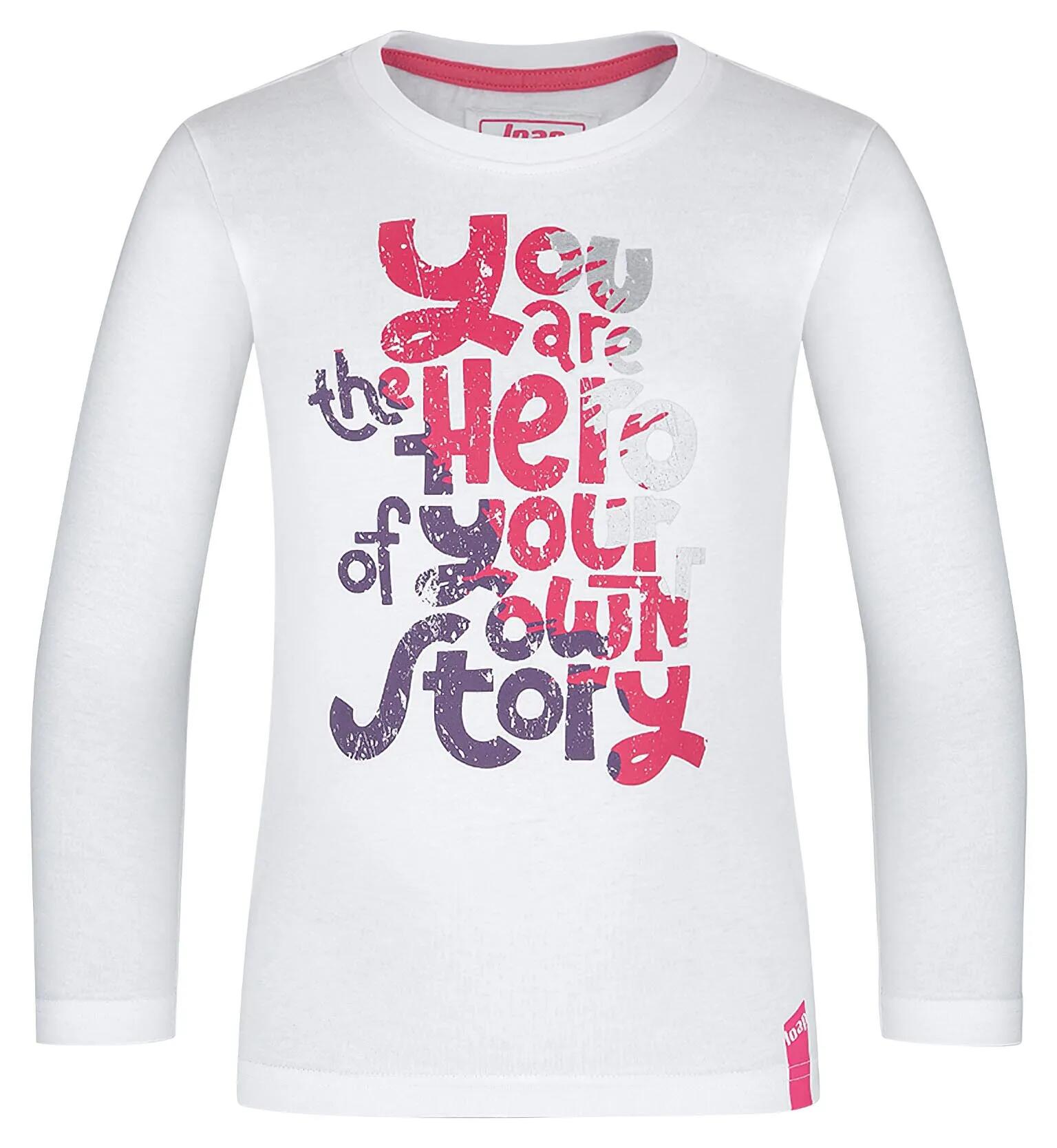 T-shirt dziecięcy Loap Bibe biały