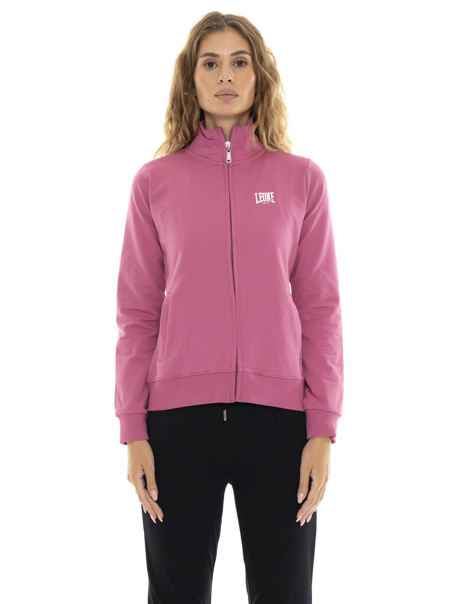 Bluza z bawełna z zamek błyskawiczny na co dzień