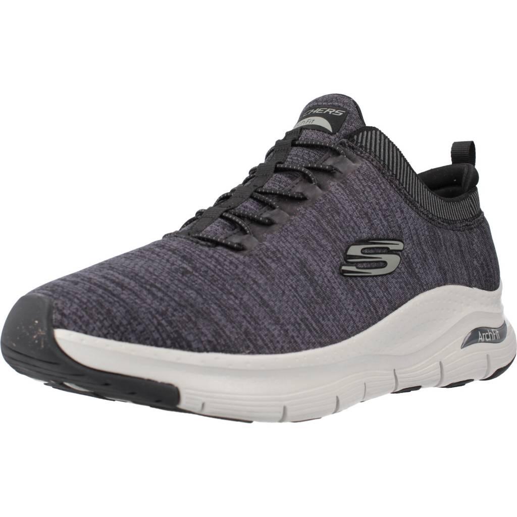 Buty męskie Skechers ARCH FIT WAVEPORT (232301BKGY)